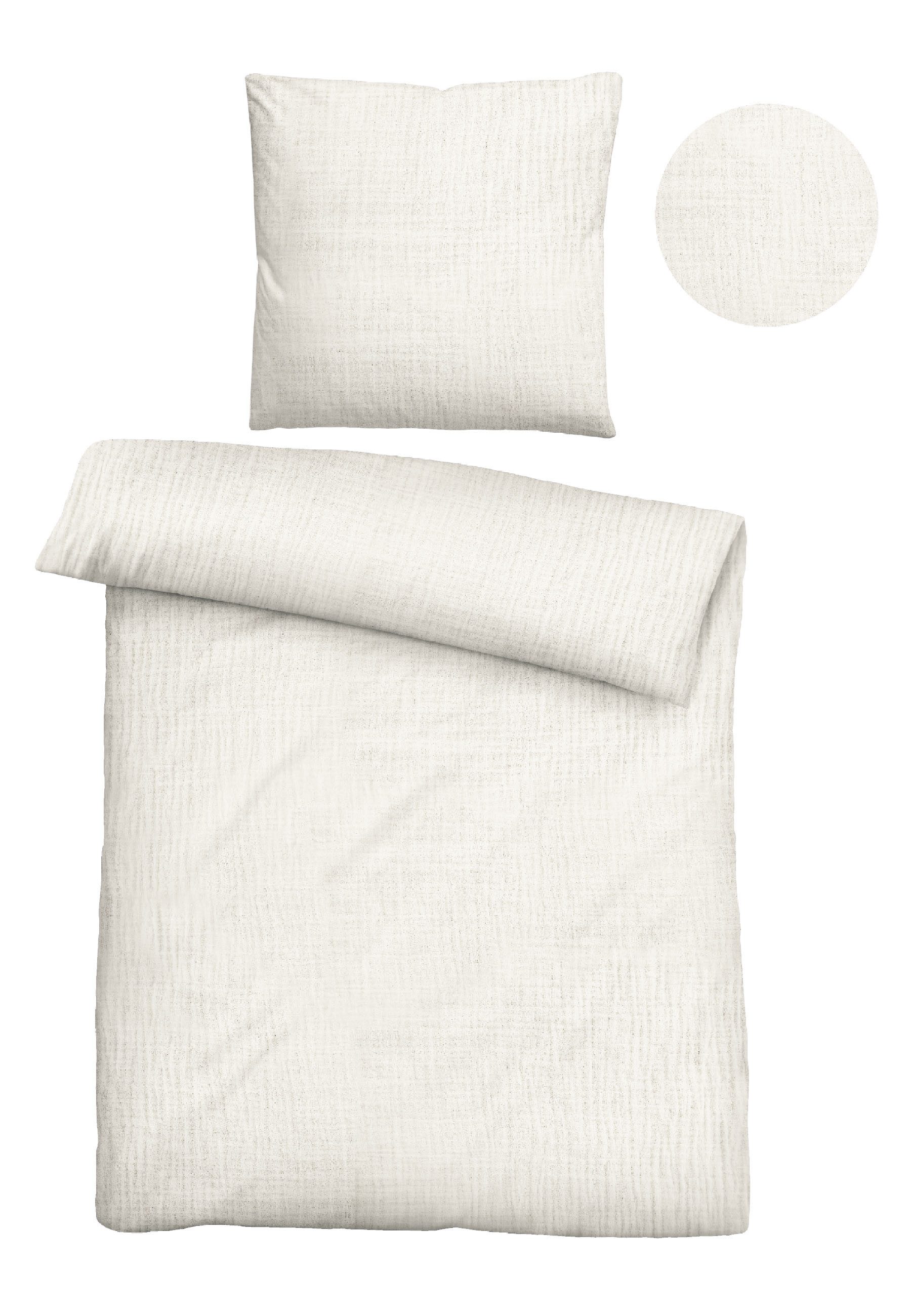 Biberna Bettwäsche Thea, Musselin, 2 teilig, feines, weiches + leichtes Gew günstig online kaufen