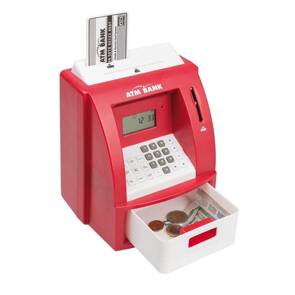 Idena Geldautomat Digitale Spardose mit Sound Kinder-Spielzeug wie neu 
