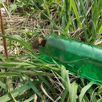 Retoo Lebendfalle Mausefalle Lebend 2x Lebendfalle Köderfalle Maus Falle Garten Haus, wirksam und zuverlässig, humanitär, einfach zu waschen