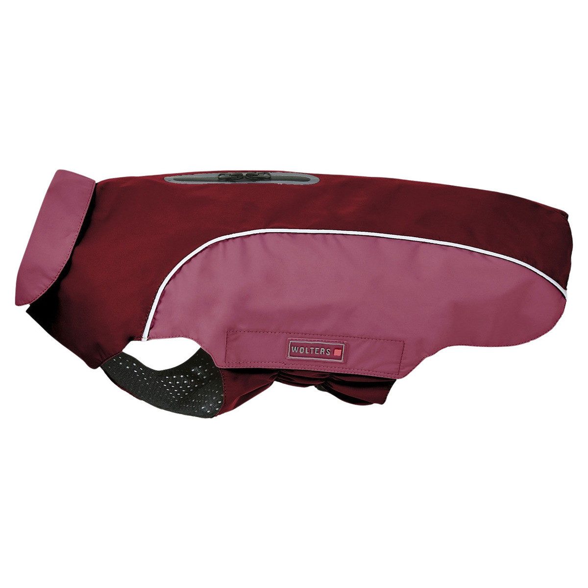 Wolters Hunderegenmantel Regenjacke Easy Rain dunkelrot/himbeere