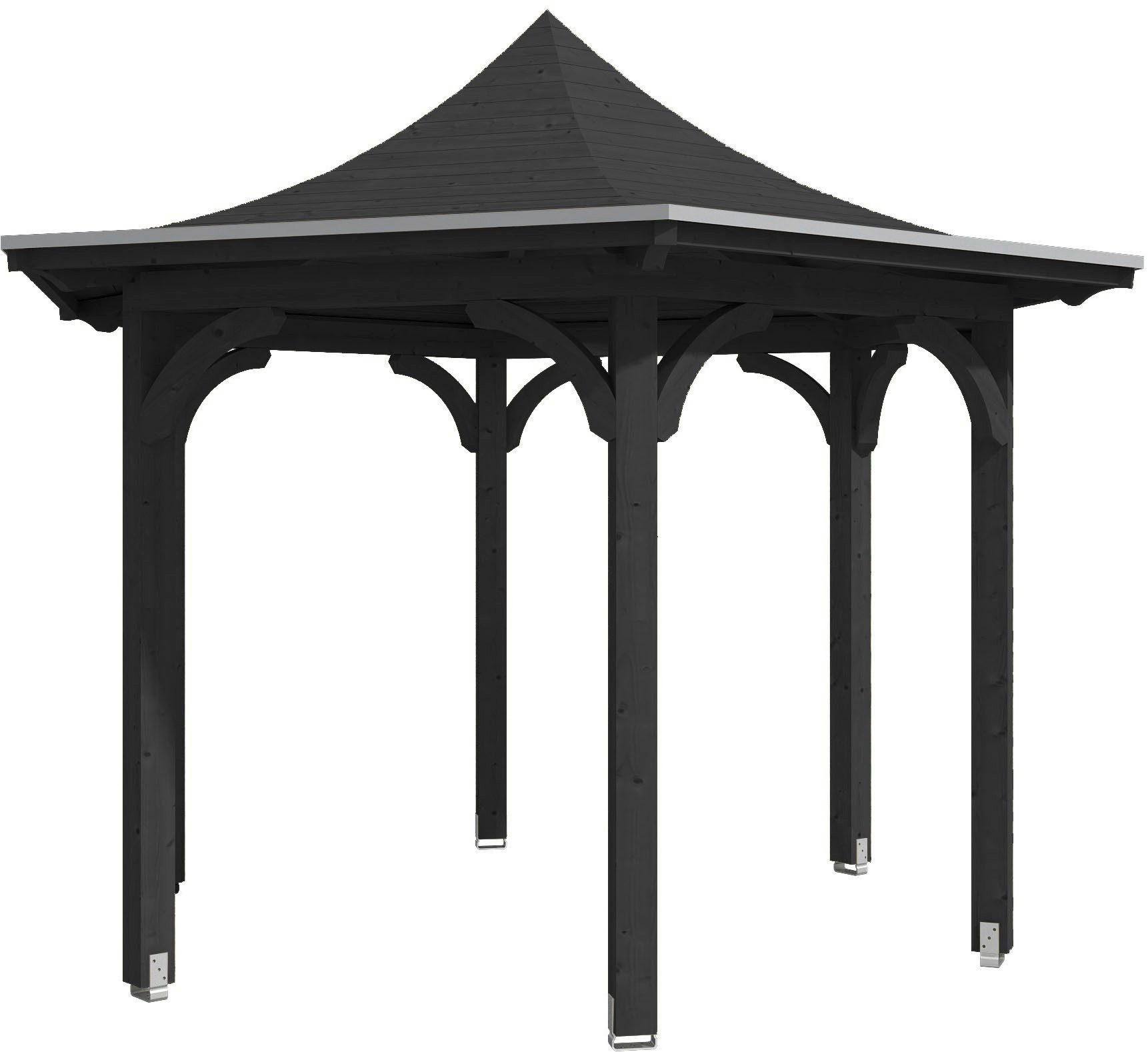 Skanholz Pavillon Versailles, 6-Eck, BxT: 418x360 cm