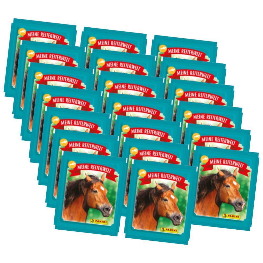 Panini Sticker Panini Pferde Mon Club D'E'Quitation Sticker - Meine Reiterwelt (2024), (Set), Pferde Mon Club Sticker (2024) - 20 Tüten Sammelsticker