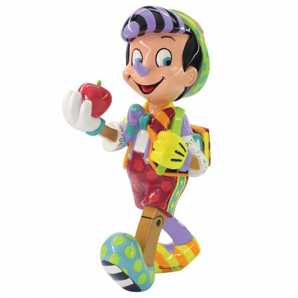 Dekofigur Britto Figur Disney Design Art Apfel, by BRITTO mit Disney Collection, Pop Pinocchio