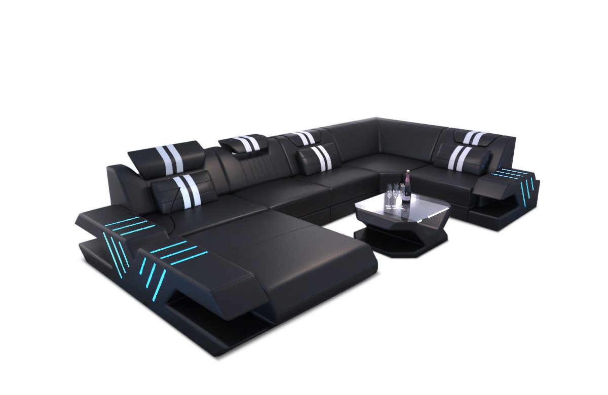 Sofa Dreams Wohnlandschaft Ledercouch Sofa Leder günstig online kaufen