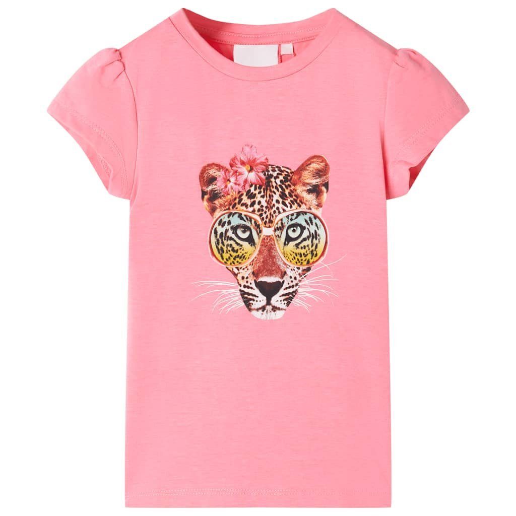 T-Shirt Kinder-T-Shirt Neonrosa 128