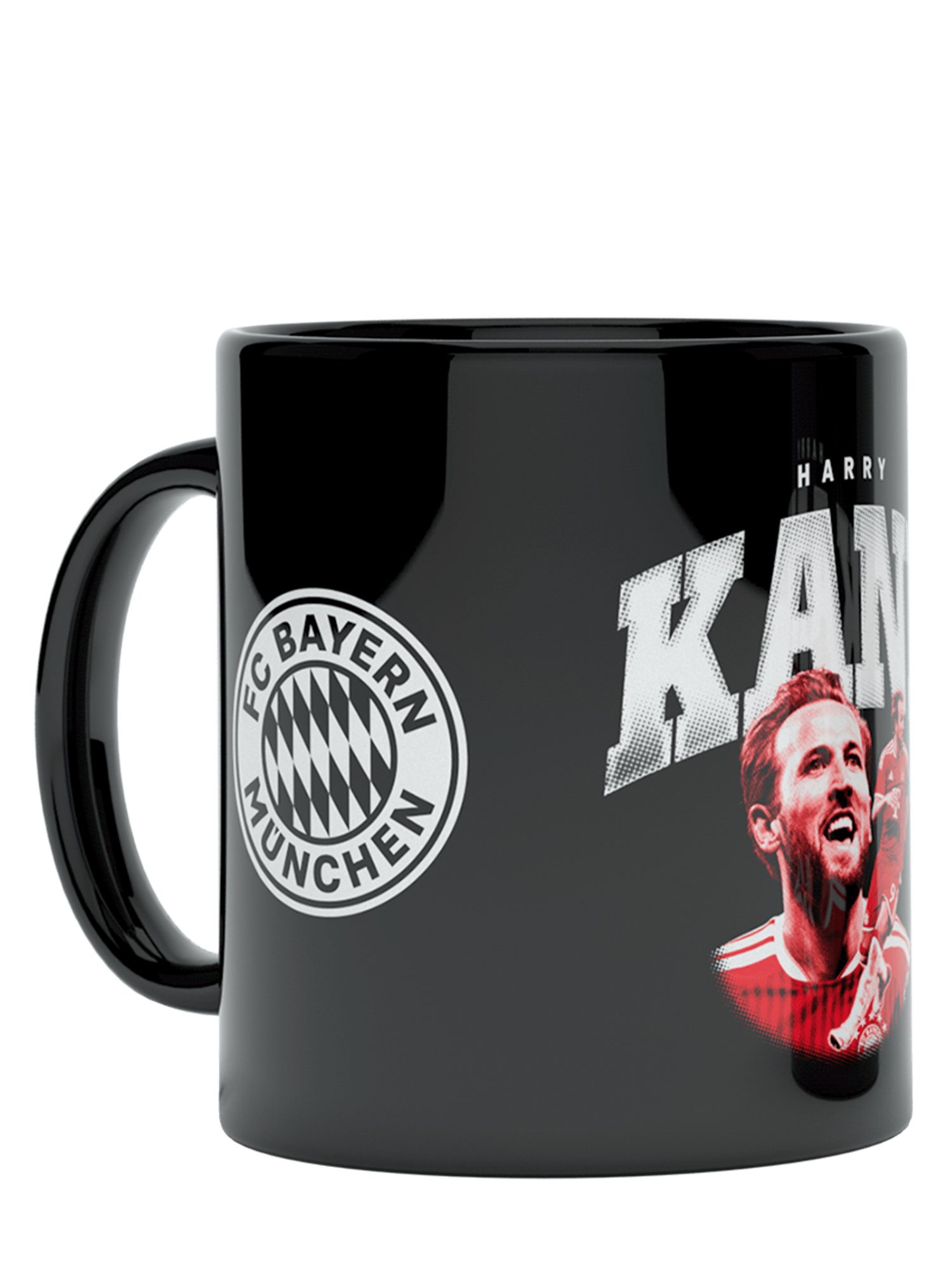 FC Bayern München Tasse FC Bayern München I Tasse Kane 0,3 l I Schwarz, Keramik