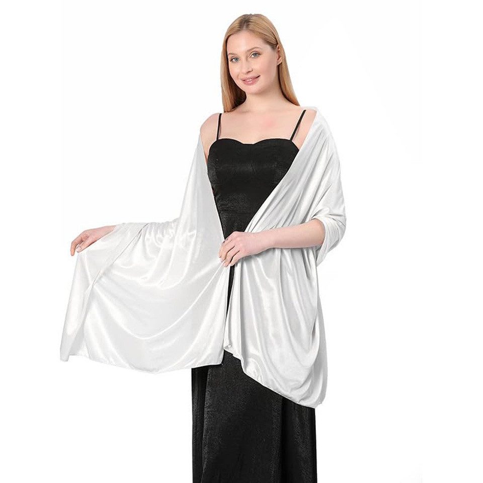 Bextsrack Modeschal Eleganter Schal, Modischer Damen Schal, Extra langer Schal, Brautschal
