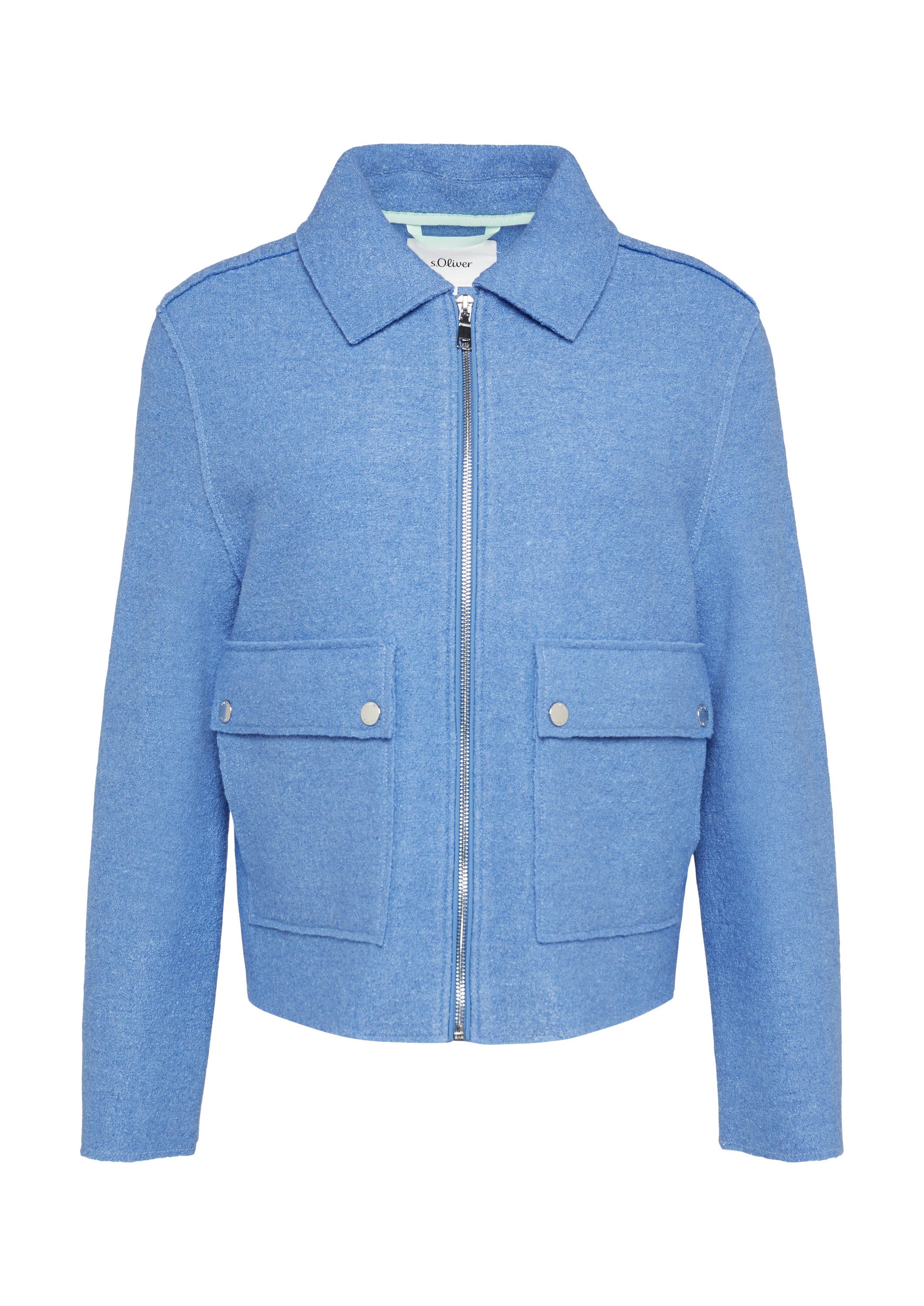 s.Oliver Funktionsjacke Outdoor-Jacke Jacke aus Wollmix im Relaxed Fit mit günstig online kaufen