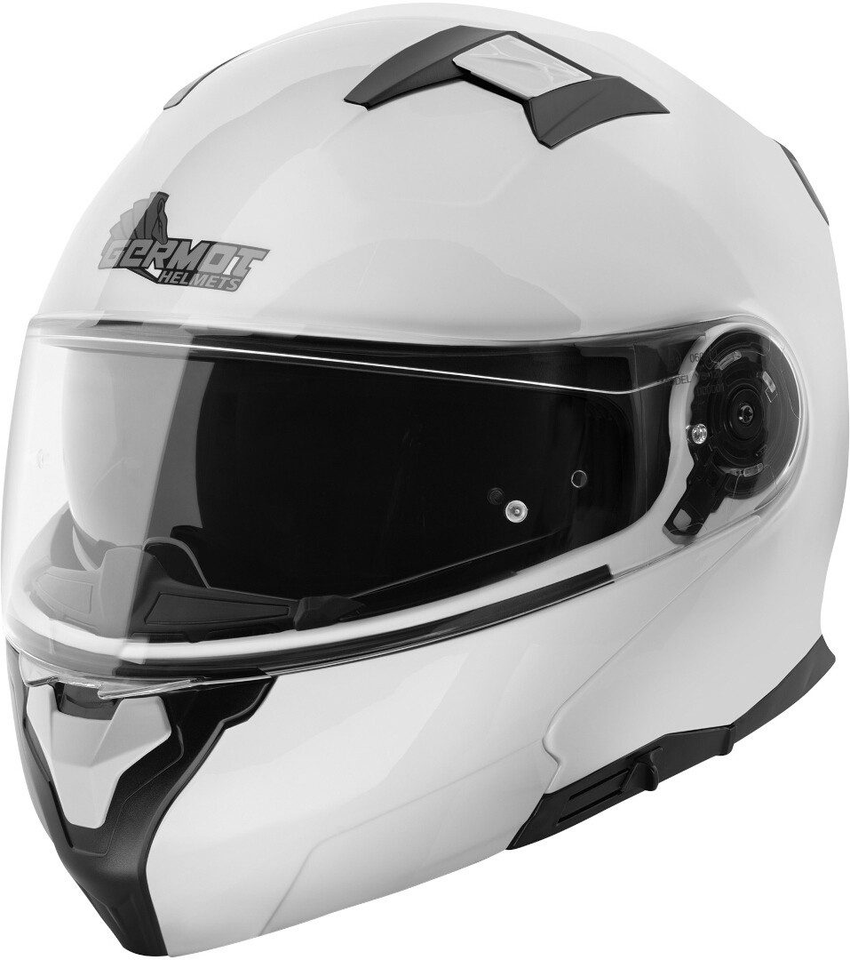 Germot Motorradhelm GM 970 Klapphelm, Vorbereitet Für Kommunikationssystem,integriertes Sonnenvisier