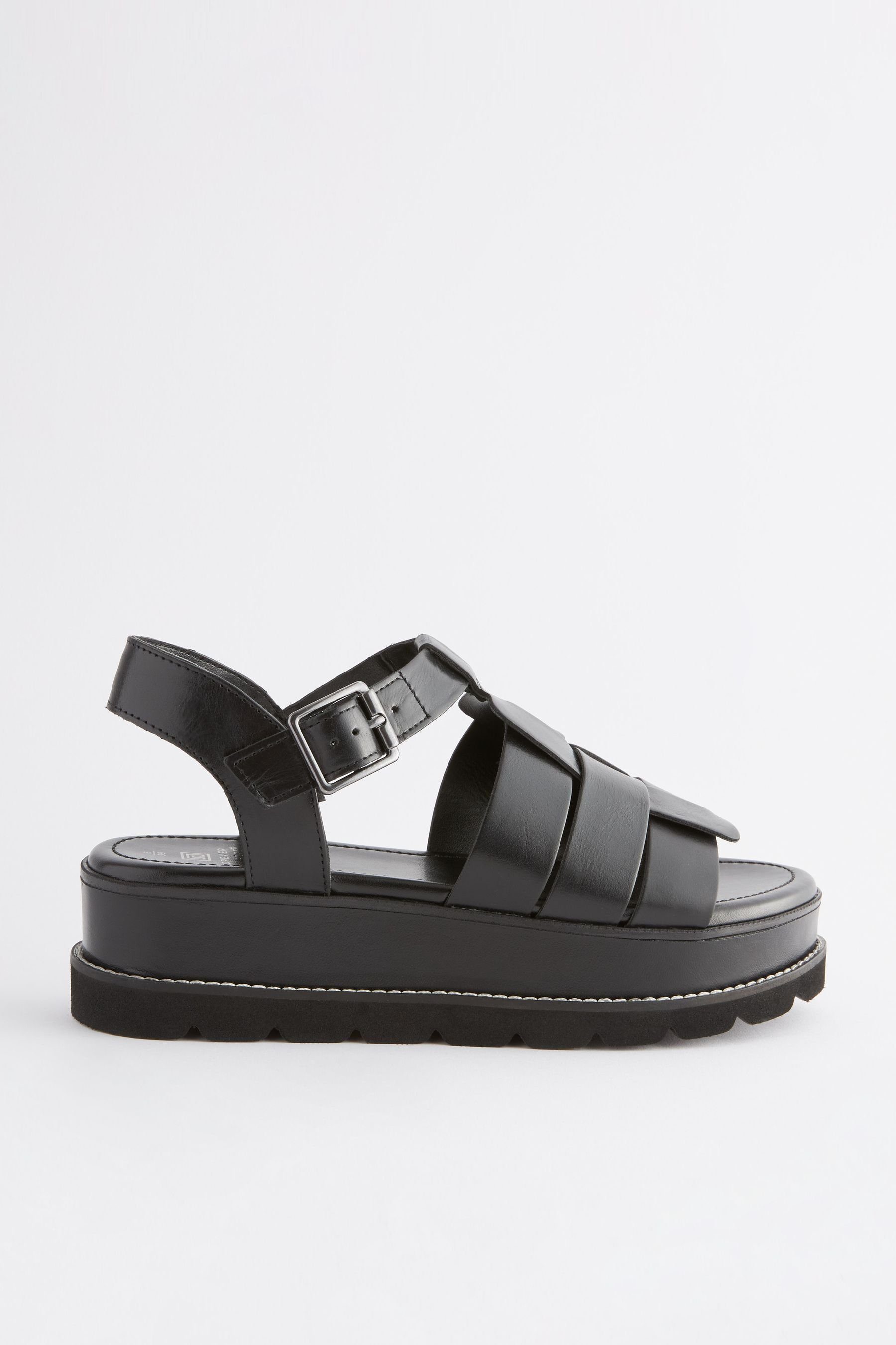 Next Forever Comfort® Plateau-Sandale mit Keilabsatz Keilsandalette (1-tlg) Black