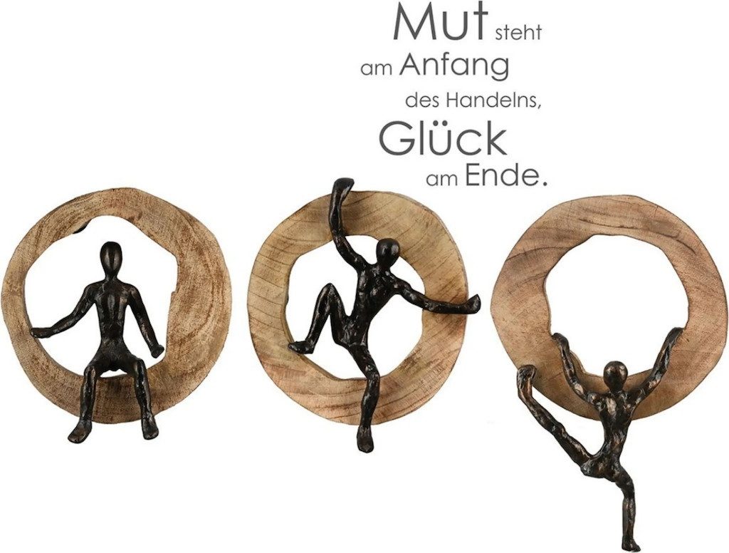 MF Dekoobjekt Ascendia Skulptur Dreiteiliges Kletterfiguren Kunstobjekt Bro günstig online kaufen