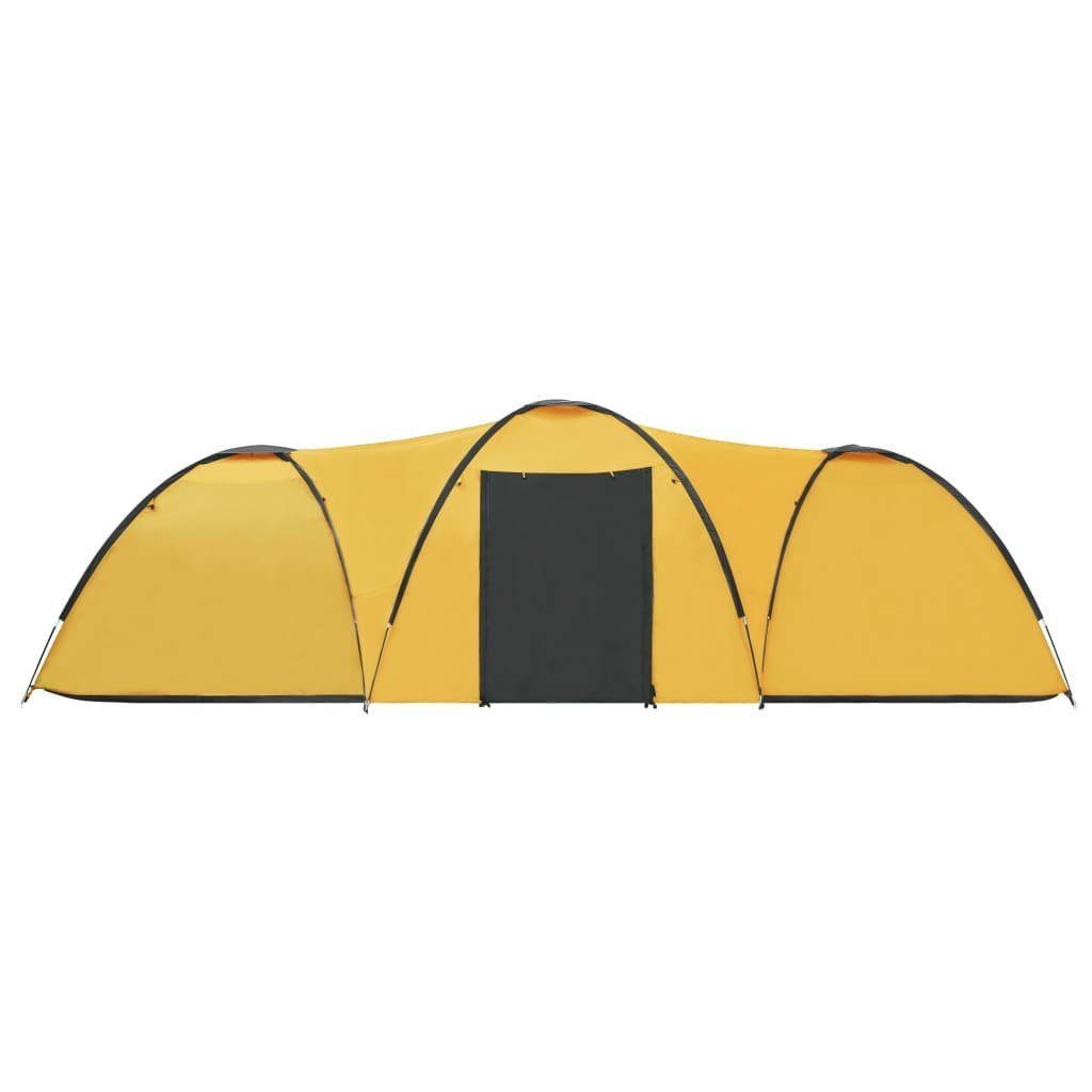 vidaXL Vorzelt Camping-Zelt Iglu (1 Personen 650x240x190 8 tlg) Gelb, cm