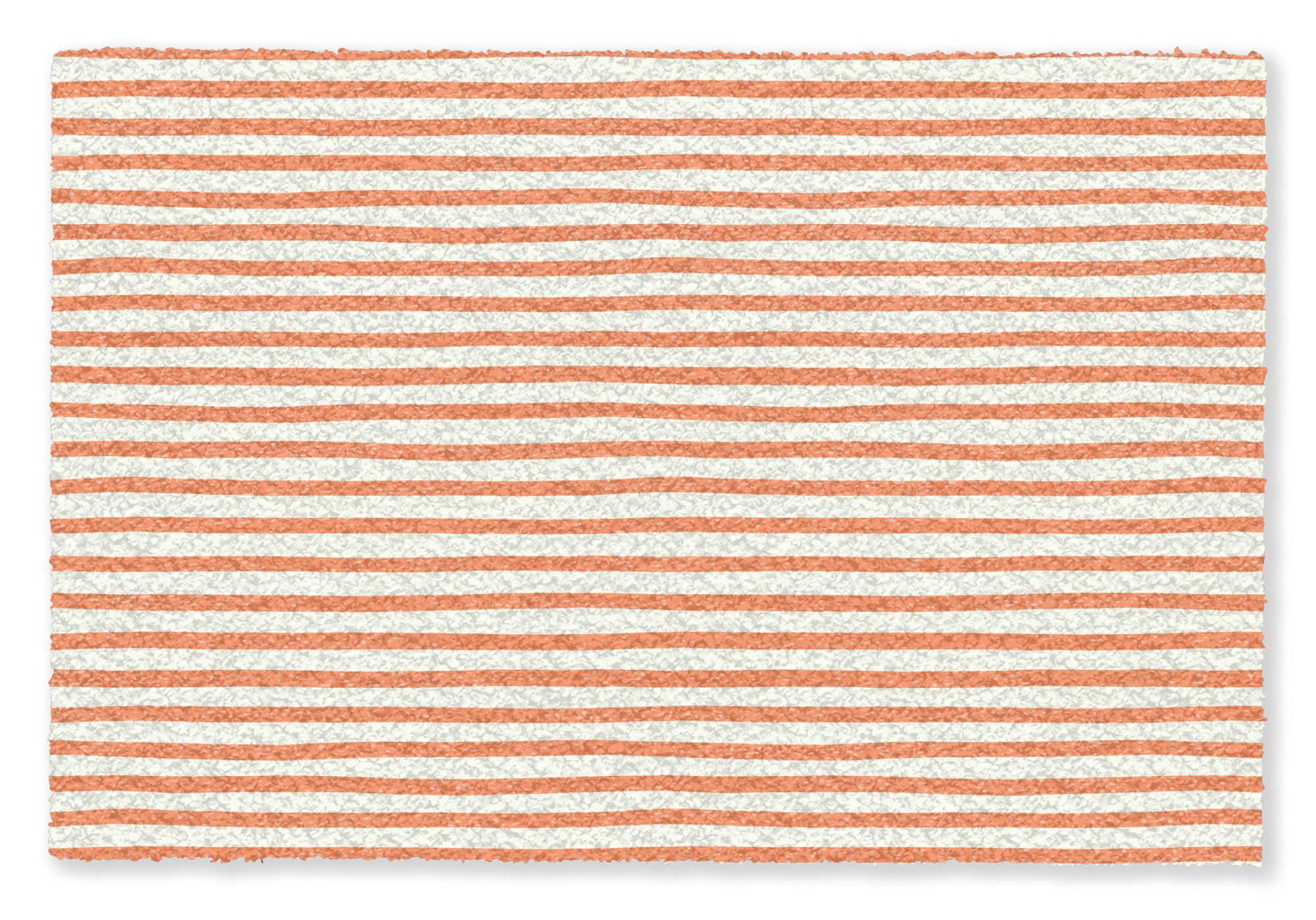 MuchoWow Fußmatte Meer - Tiere - Rot - Streifen, Rechteckig, innen Schmutzfangmatte, Tür, Schmutzfänger Flur, Teppich 60x40 cm