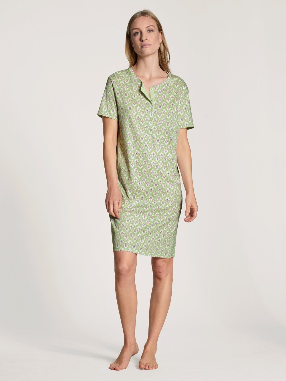 CALIDA Nachthemd »Calida Kurzarm Nachthemd 31193 grün« (1 Stück, 1-tlg., 1  Stück) online kaufen | OTTO