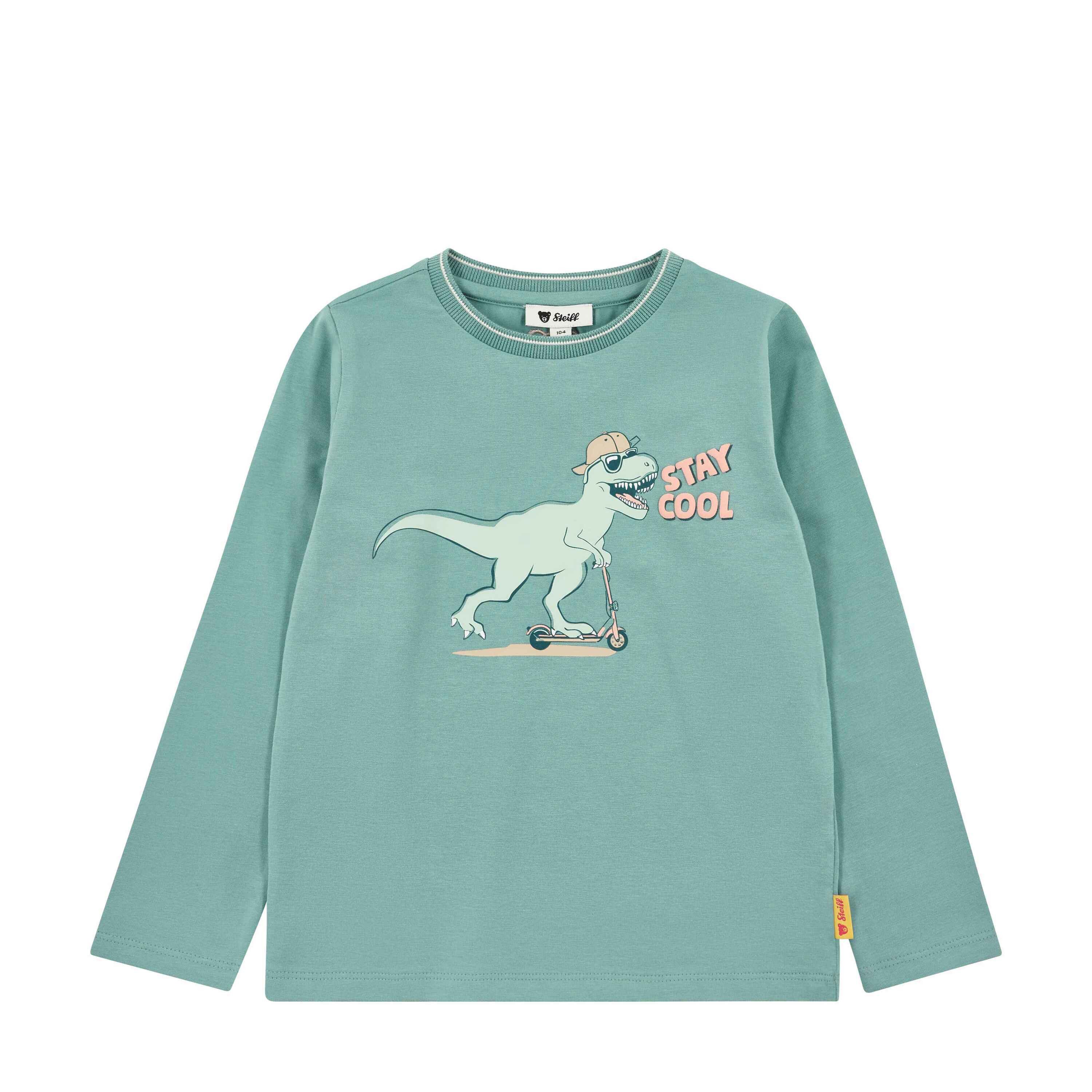 Steiff Outdoorjacke T-Shirt langarm Dinosaur