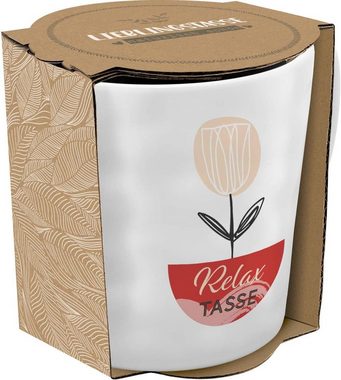 Sheepworld Tasse Tasse Kaffeetasse Teetasse 37cl Sheepworld GRUSS & CO Struktur Relax, Material: Steinzeug