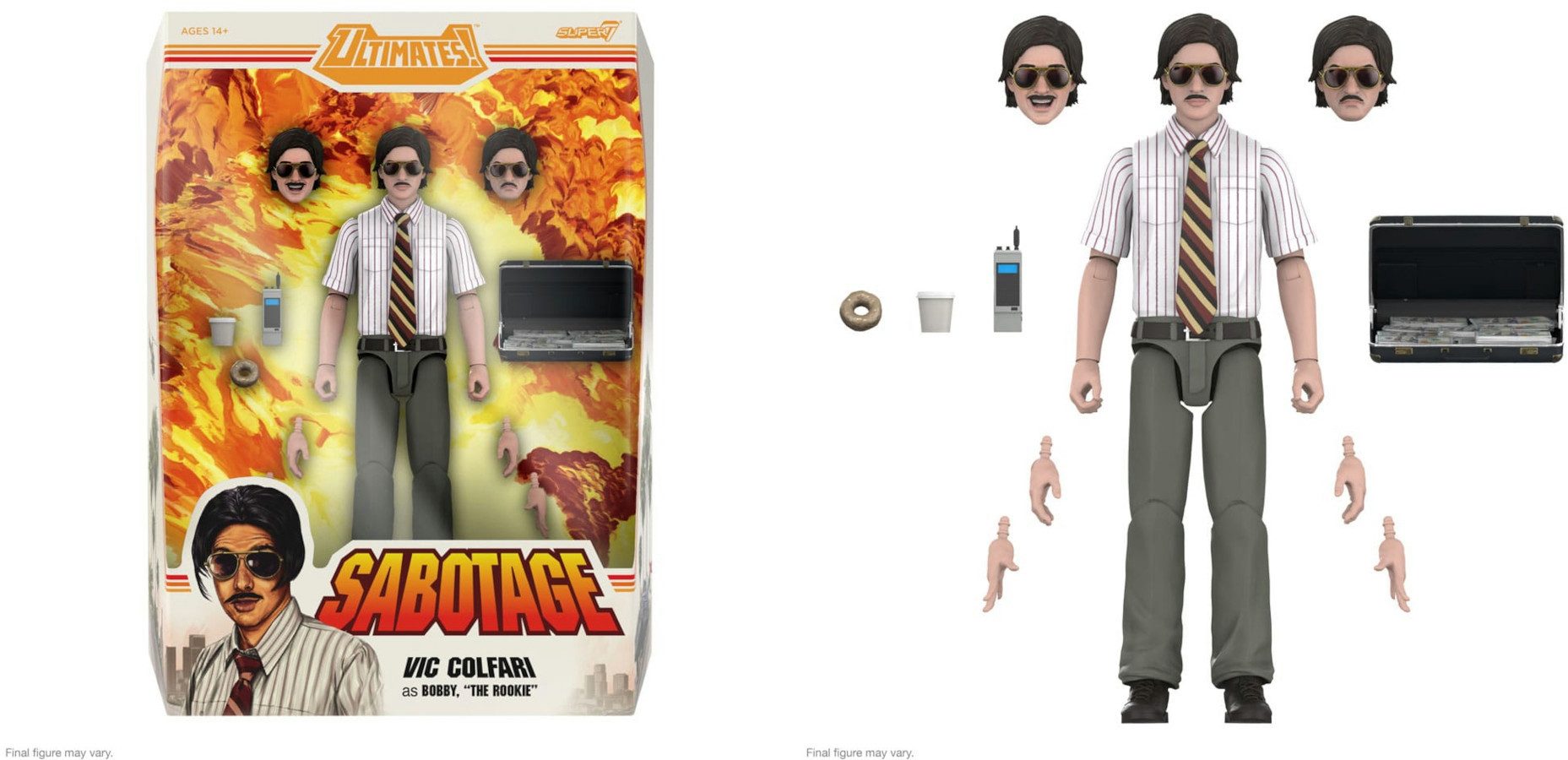 Super7 Actionfigur Beastie Boys Ultimates Wave 1 Vic Colfari as Bobby "The Rookie" 18 cm