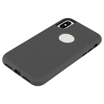 Cadorabo Handyhülle Apple iPhone X / XS Apple iPhone X / XS, Handy Schutzhülle TPU Silikon Cover Bumper - Hard Cover Hybrid Case