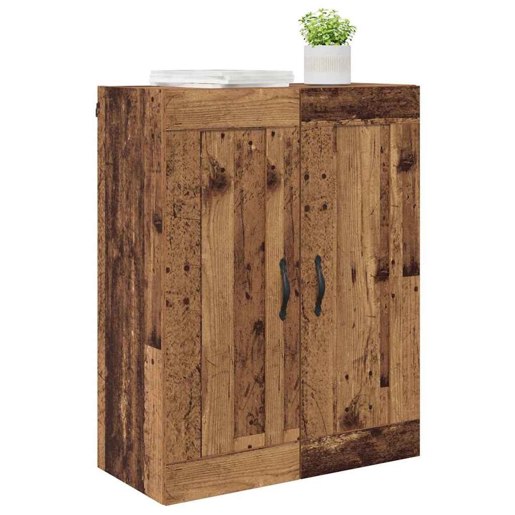 vidaXL Hängeschrank Wandschrank Altholz 69,5 x 34 x 90 cm Holzwerkstoff (1-St)
