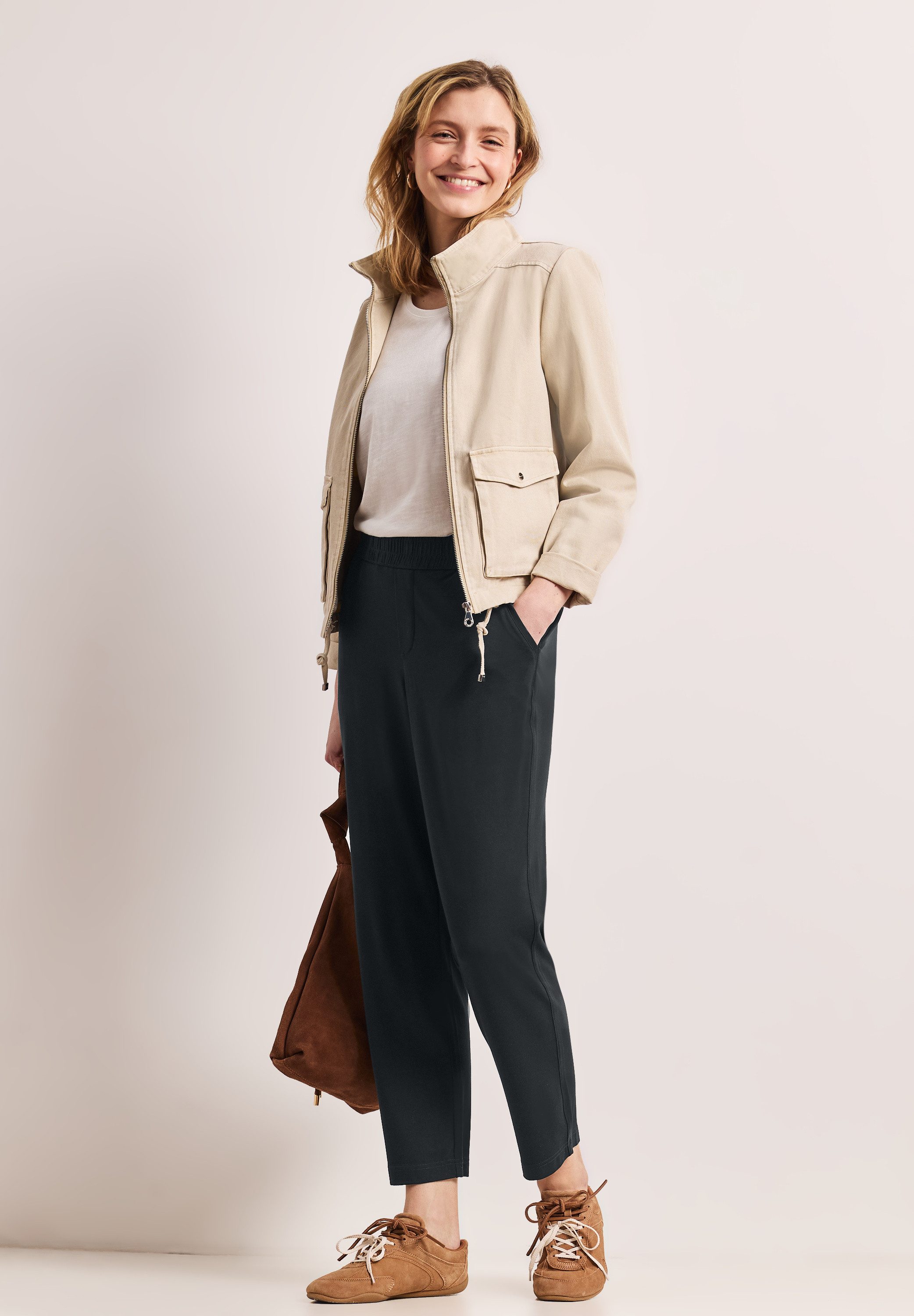 STREET ONE Stoffhose Middle Waist