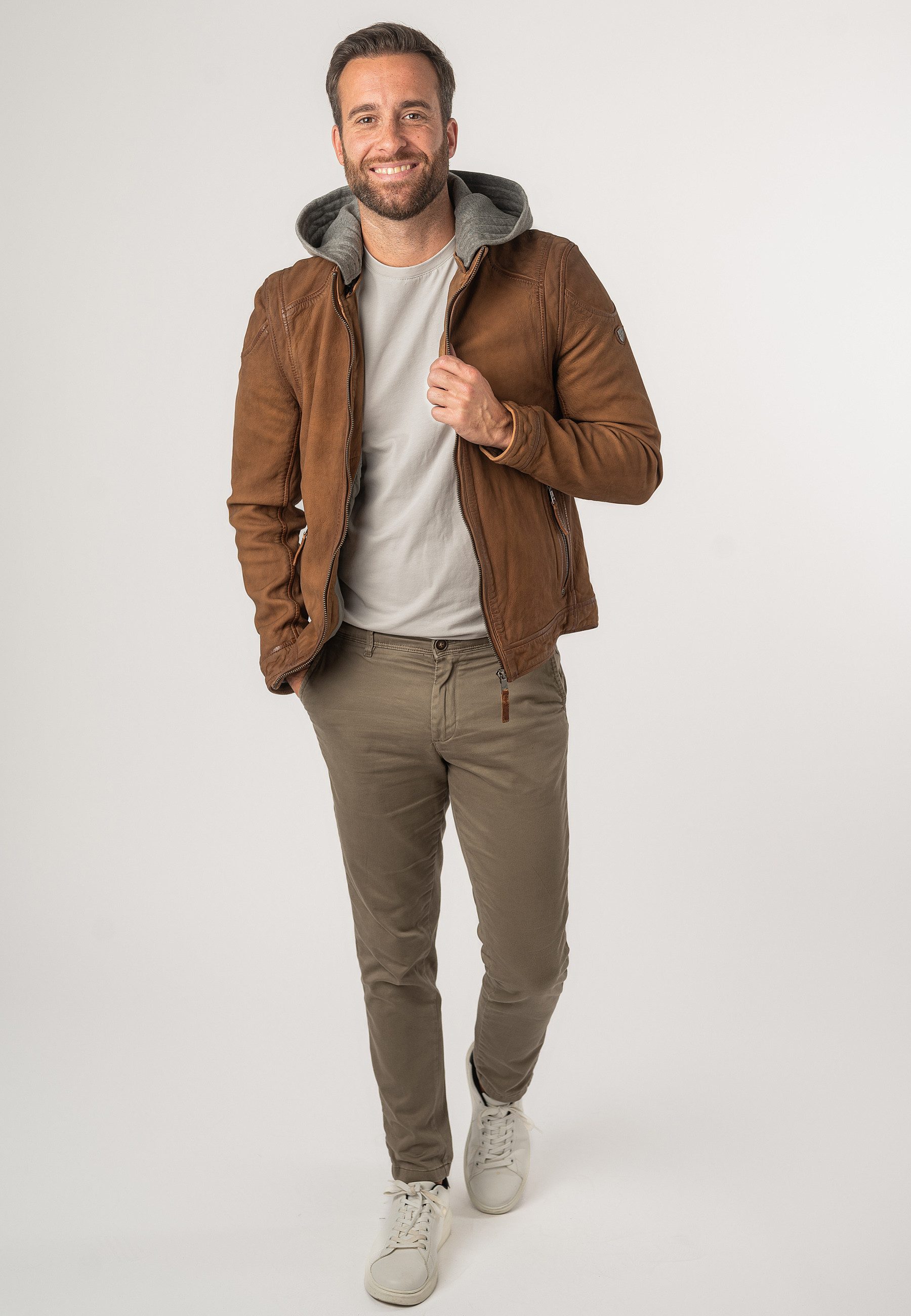 Mauritius Lederjacke MMBero Pflanzlich gegerbt mit günstig online kaufen