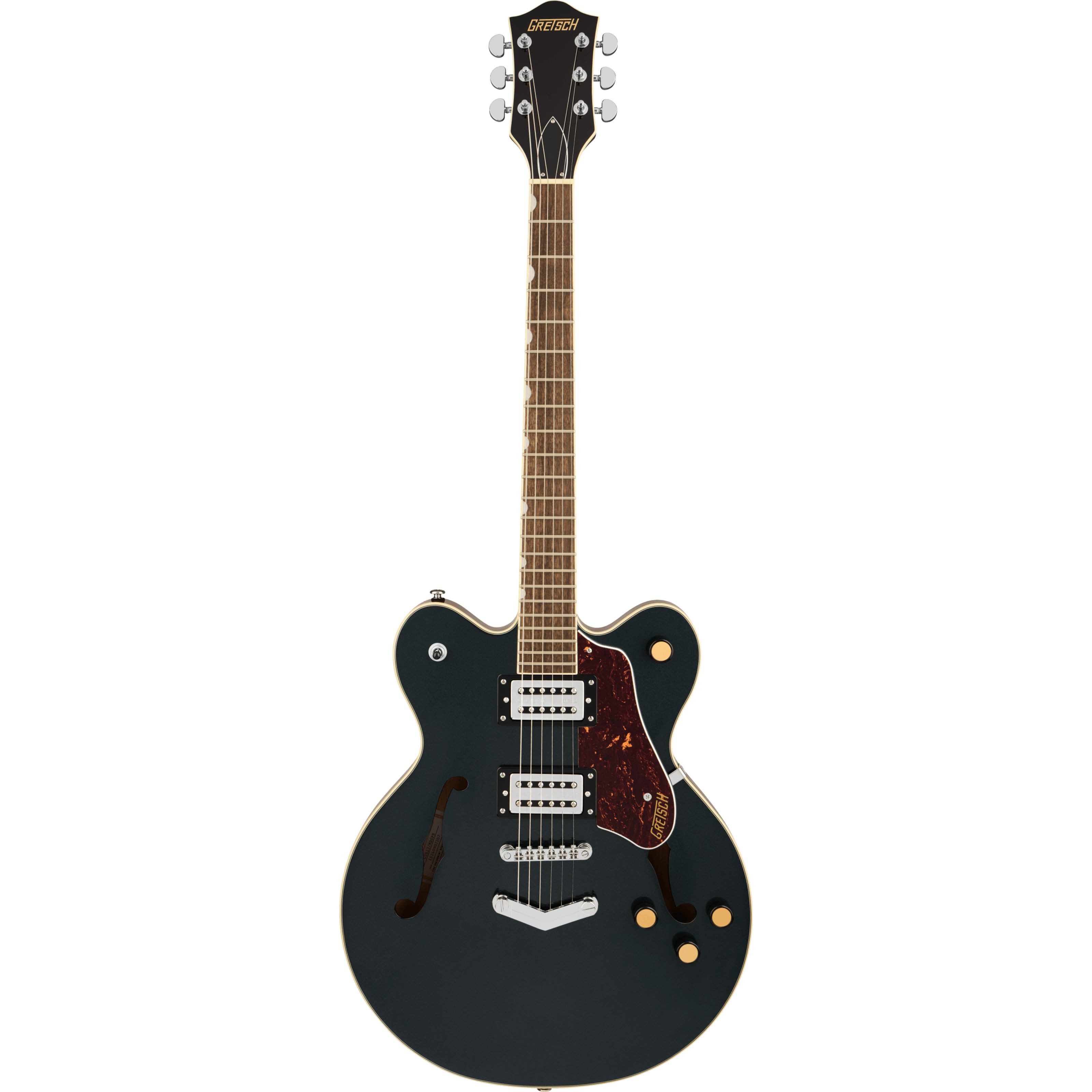 Gretsch Halbakustik-Gitarre, Halb-Akustik Gitarren, Semi Hollow-Modelle, G2622 Streamliner Center Block Double-Cut V-Stoptail Midnight