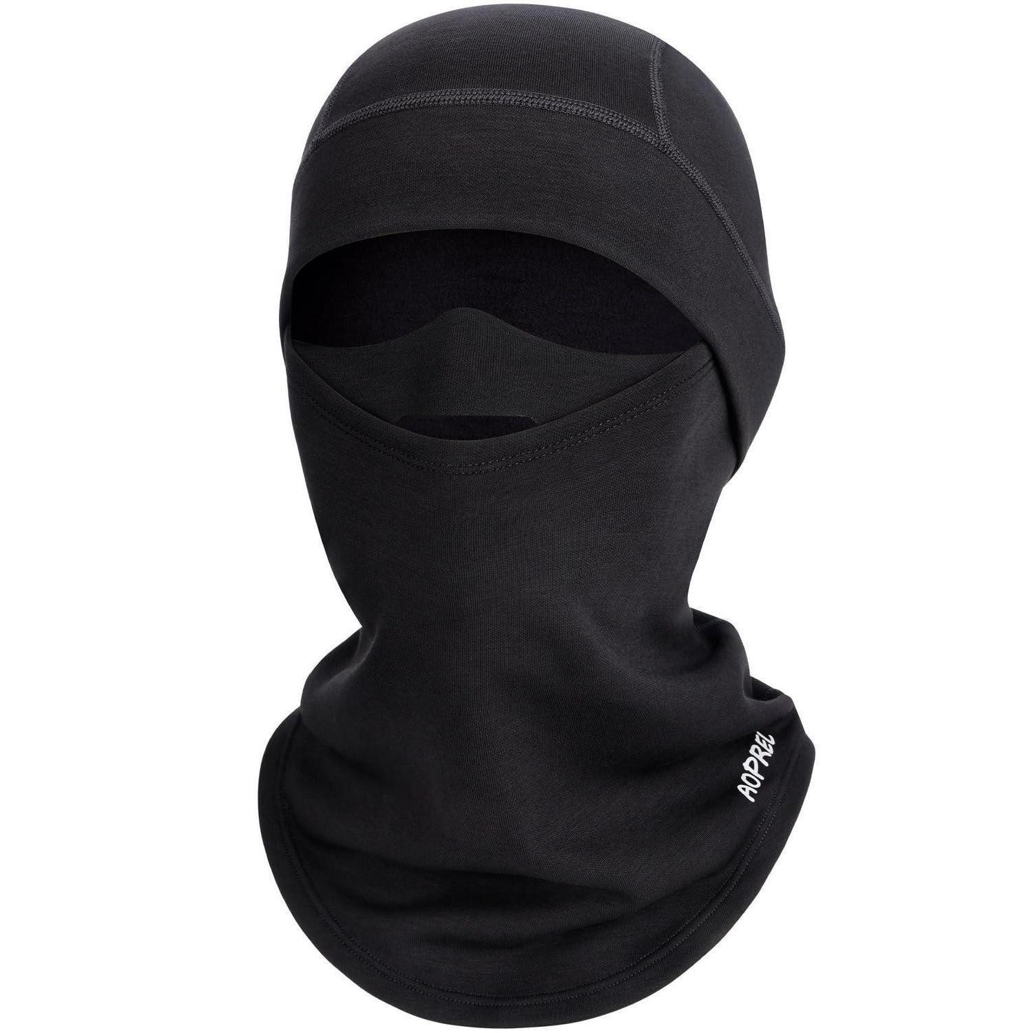 Sturmhaube Sturmhaube Kinder Balaclava Modal Wolle Einheitsgröße Schwarz Upgrade