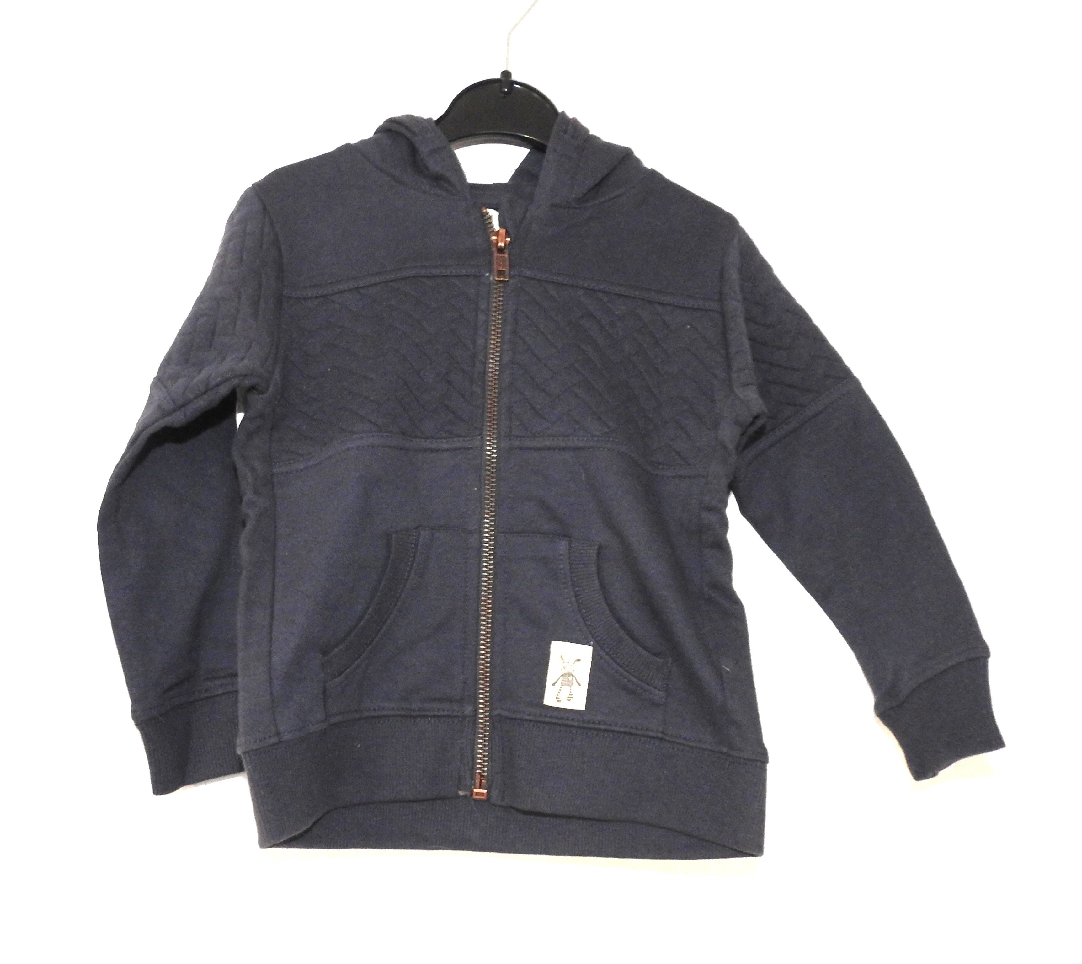 Brands4Kids Kapuzensweatjacke Small Rags blau