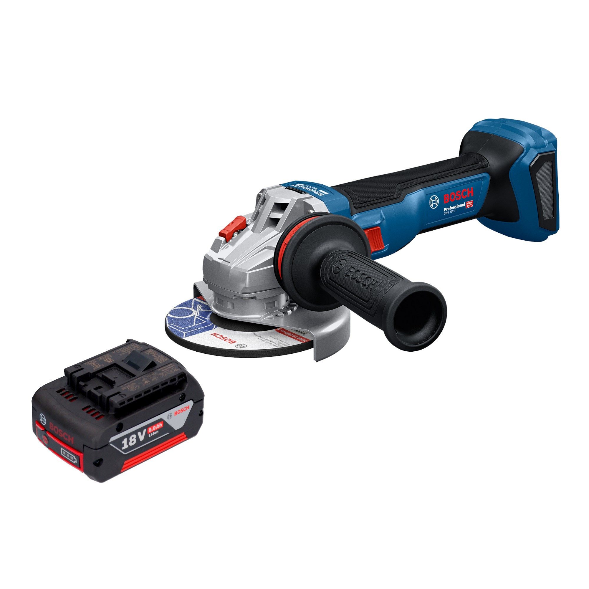 Bosch Professional Akku-Winkelschleifer GWS 18V-11 Professional Akku Winkelschleifer 18 V 125 mm