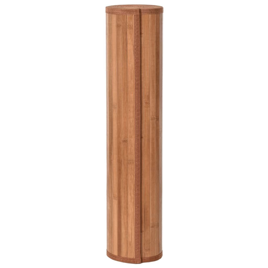vidaXL Teppich Teppich Quadratisch Natur 100x100 cm Bambus, Quadrat günstig online kaufen