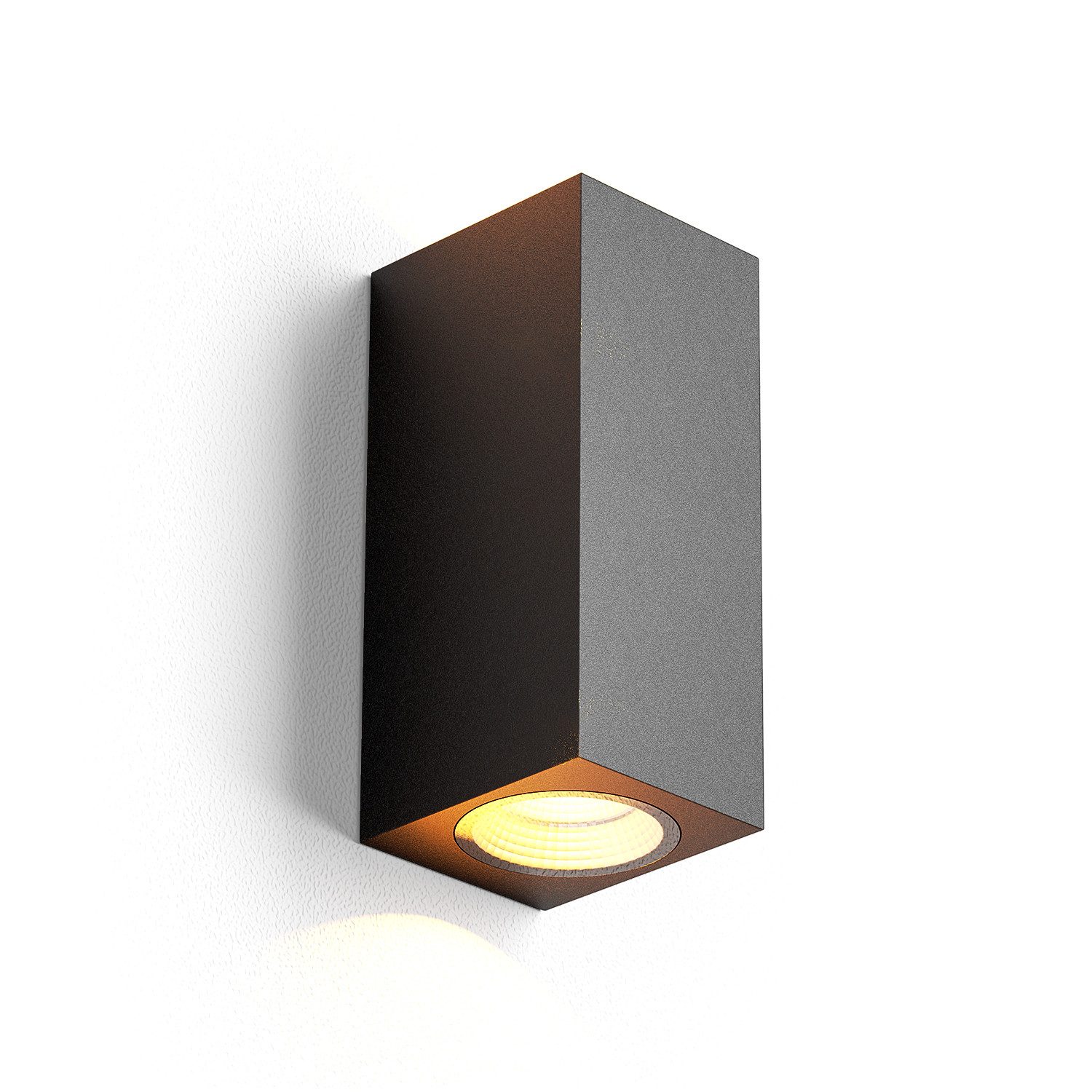 LETGOSPT Wandleuchte LED Außenleuchte Wand GU10 günstig online kaufen