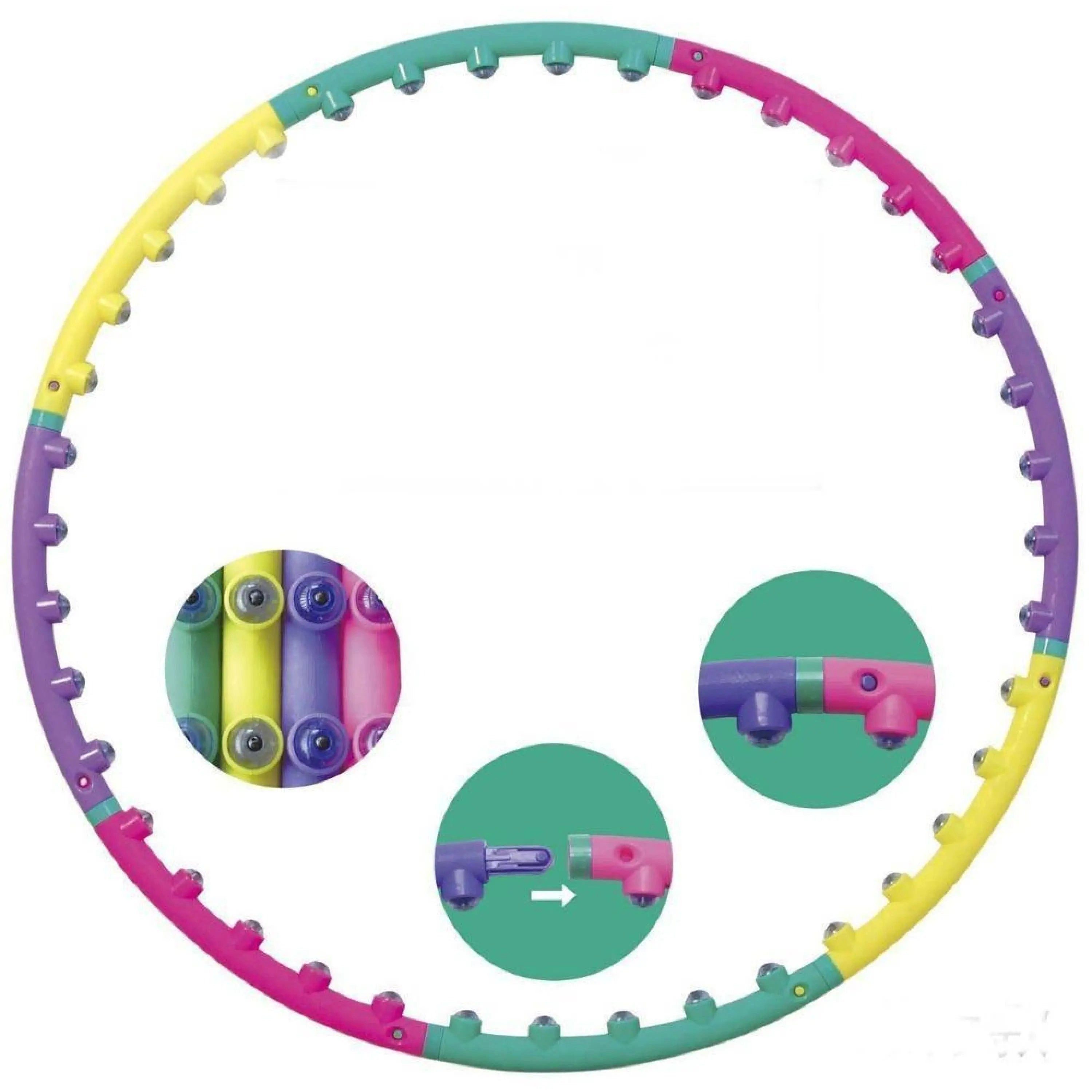 Sport-Knight® Hula-Hoop-Reifen Hula Hoop Reifen Premium, Magnet-Massage-Noppen (mit oder ohne Trainingsbuch erhältlich)