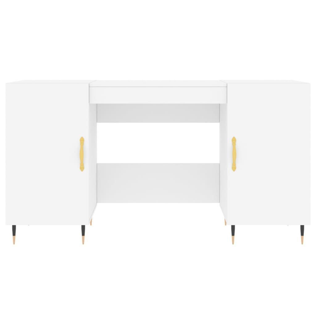 cm Weiß 140x50x75 Schreibtisch Weiß Holzwerkstoff vidaXL | Schreibtisch Weiß