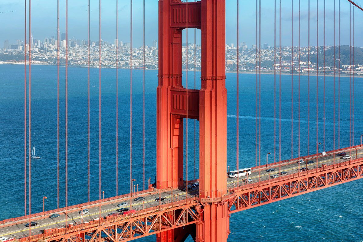 Papermoon Fototapete Golden Gate Bridge