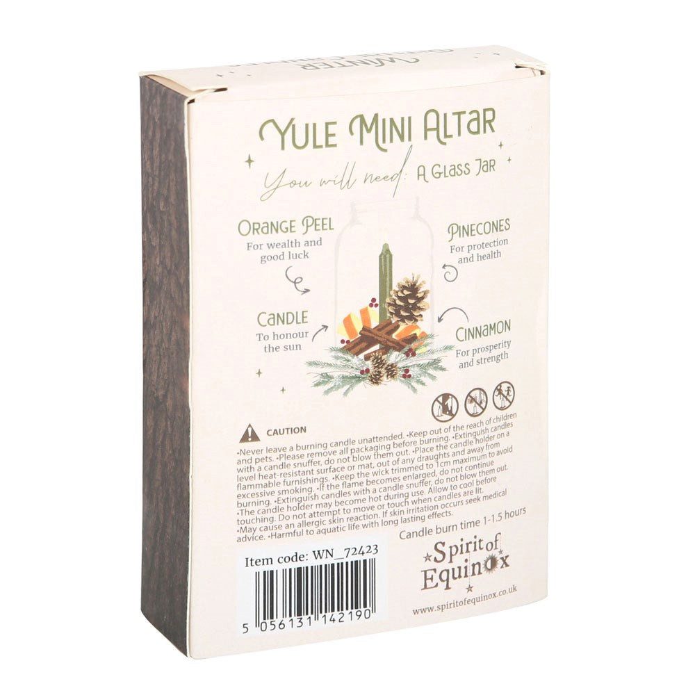 Something Different Duftkerze Winter Ritual Kerzen-Set "Cedar & Pine" – 12er Set mit Pentagramm
