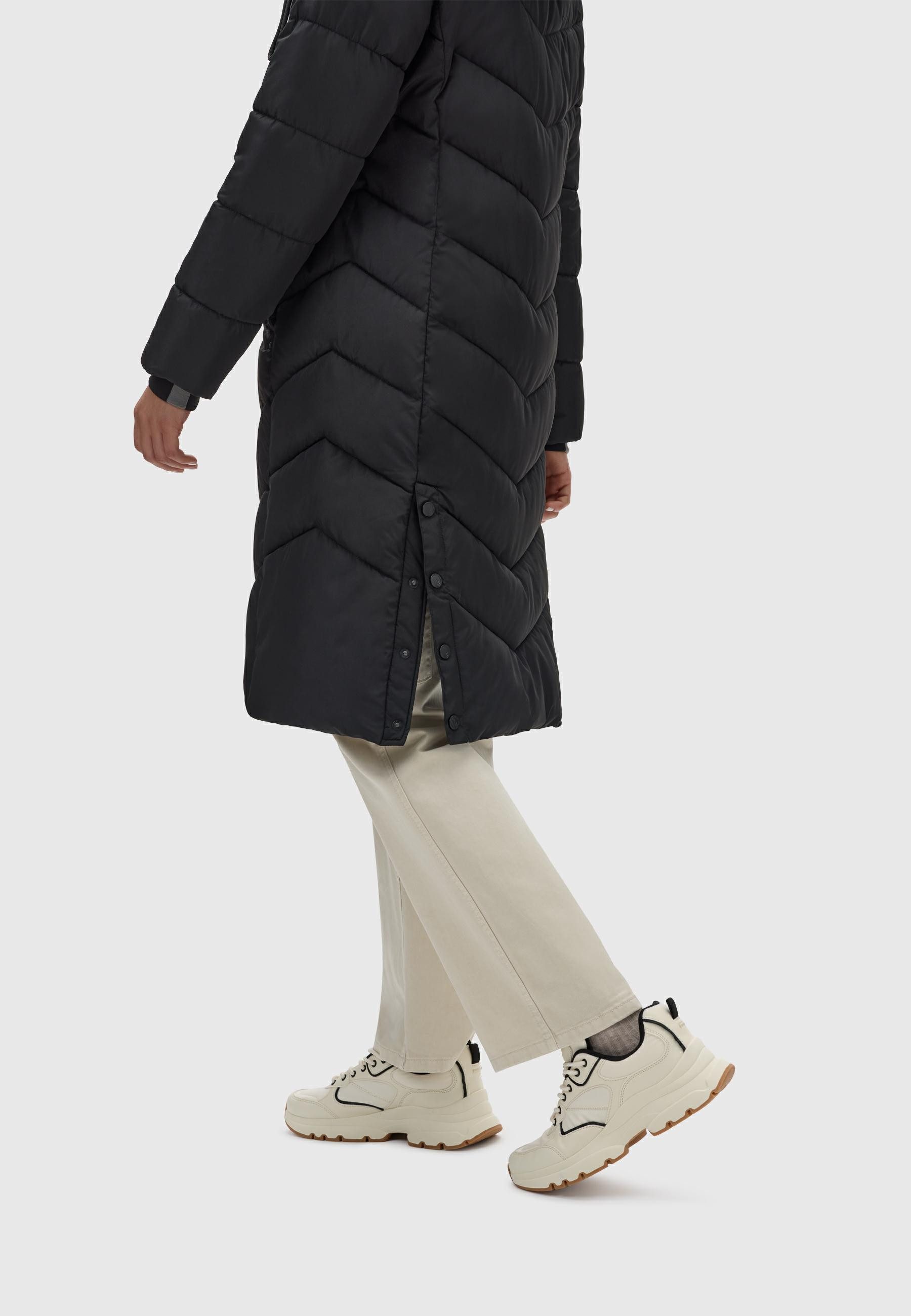 Marikoo Steppmantel Sahnekatzii XIV-1 Wintermantel mit kuschlig warm wattiertem Kragen