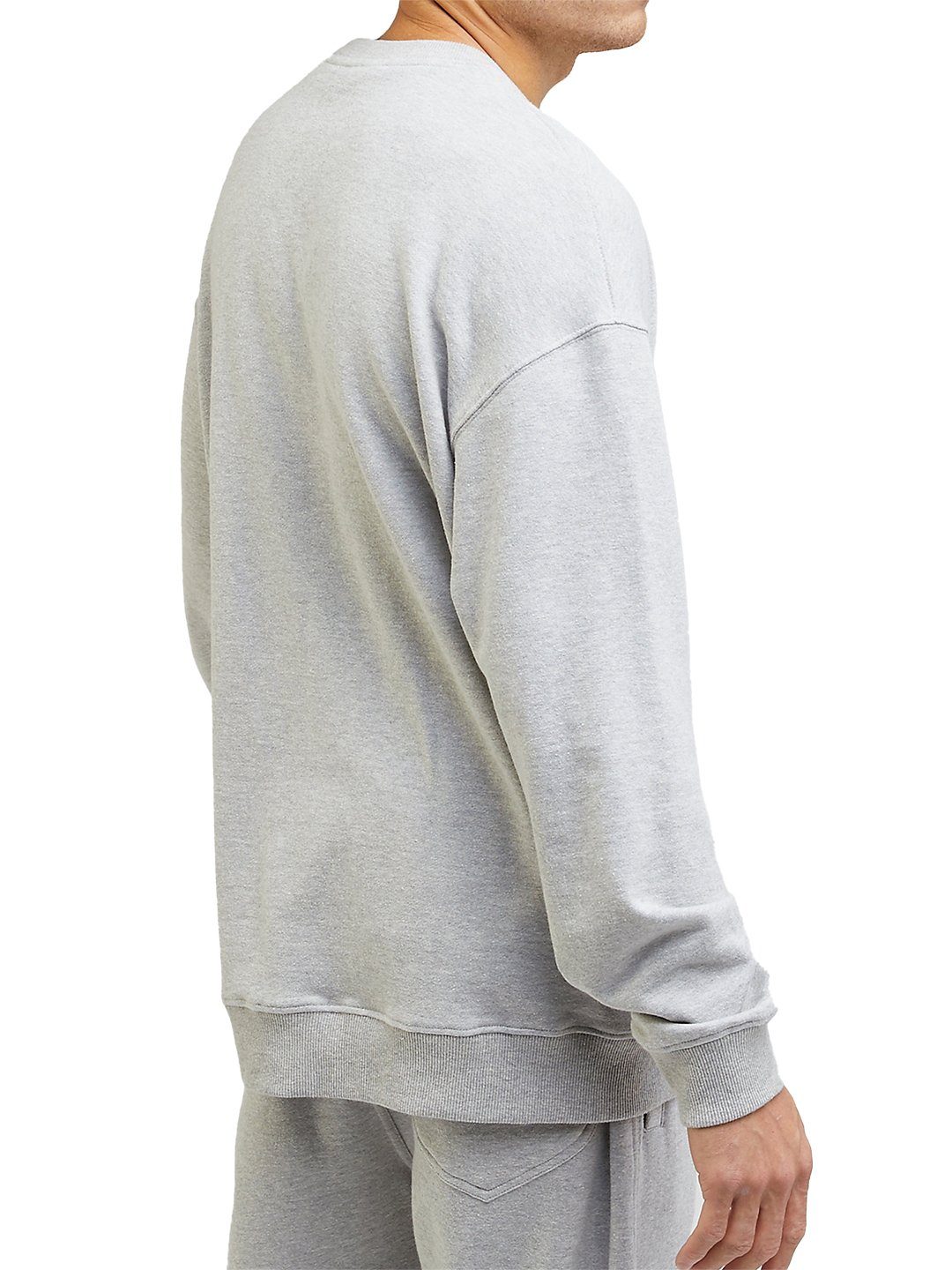 Lee® Sweatshirt Relaxed Fit Oversize Pullover - Core Loose Sharp Grey Mele günstig online kaufen
