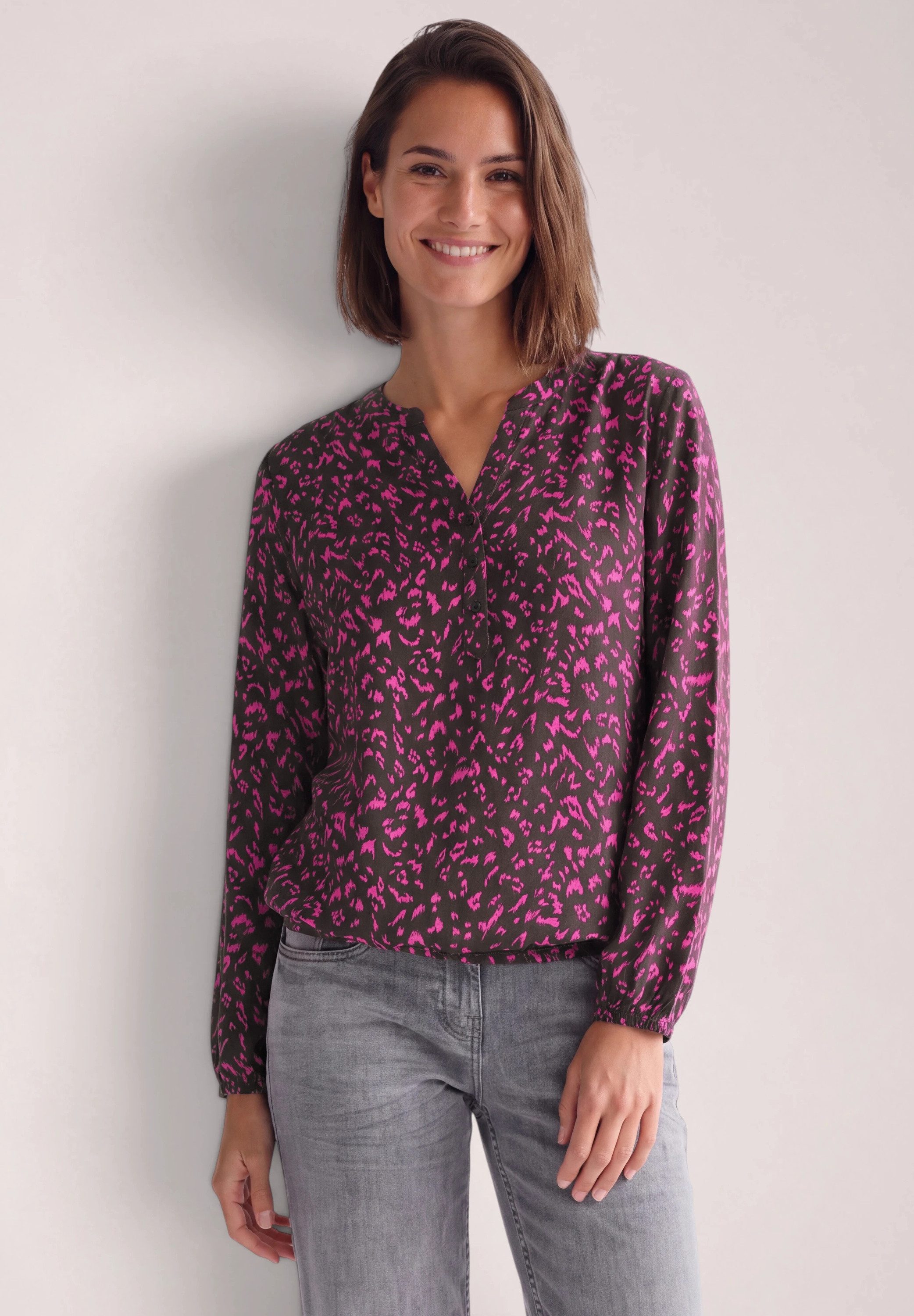 CECIL Shirtbluse aus softer Viskose
