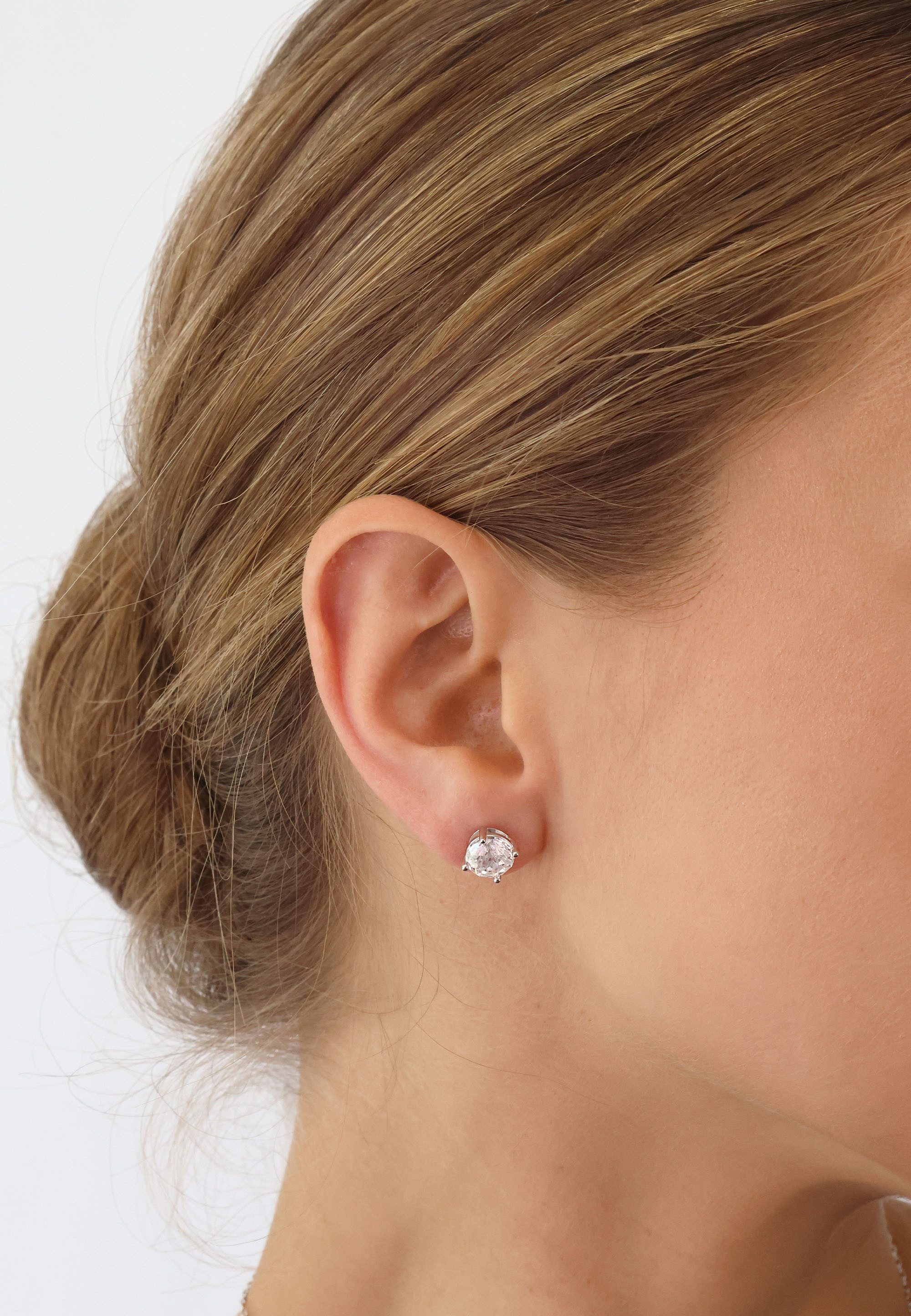 NANA KAY Paar Ohrstecker Classic Solitaire, mit wunderbarem Steinbesatz