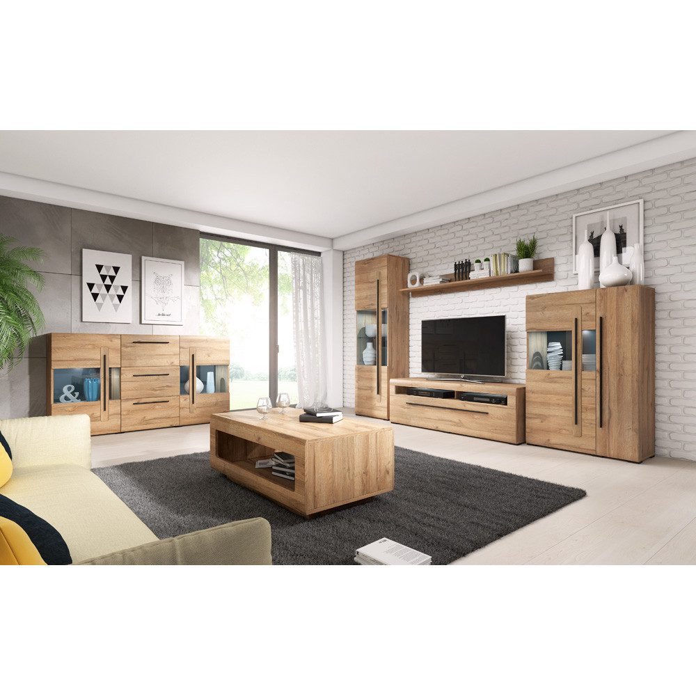 Lomadox Wohnzimmer-Set TURDA-83, (Mega-Spar-Set, 6-St., 6-tlg), günstig online kaufen