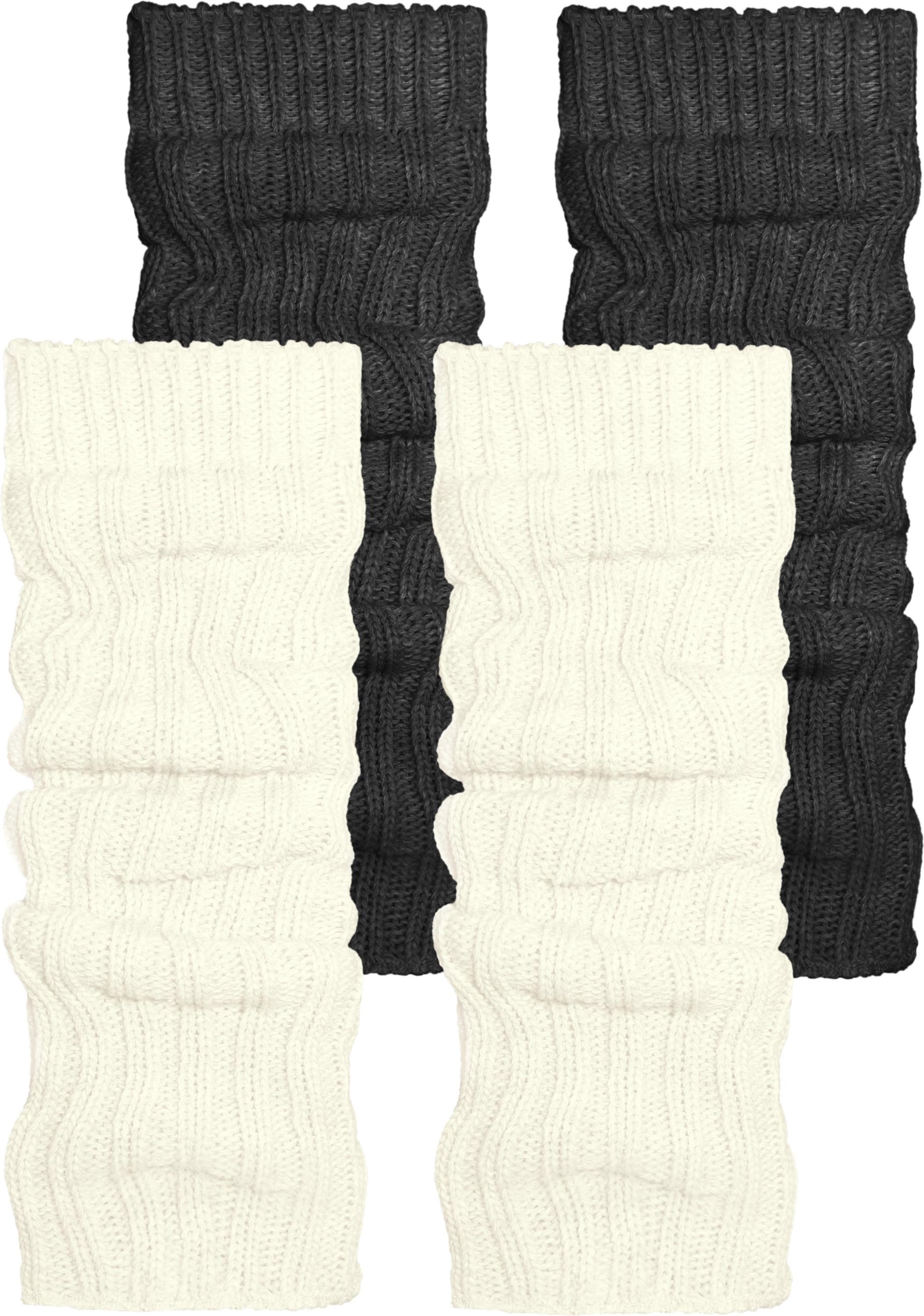 normani Beinstulpen 2 Paar Strickstulpen mit wärmender Alpakawolle modische günstig online kaufen