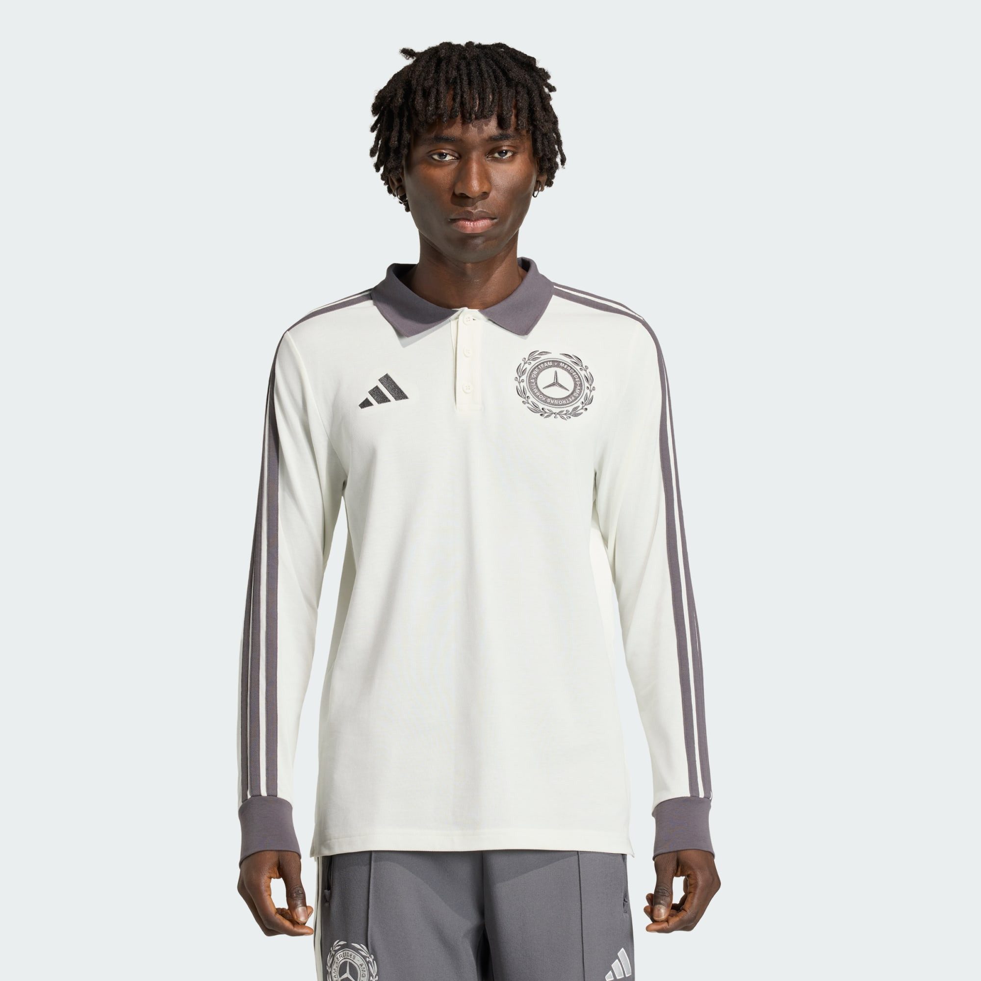 Langarm-Poloshirt