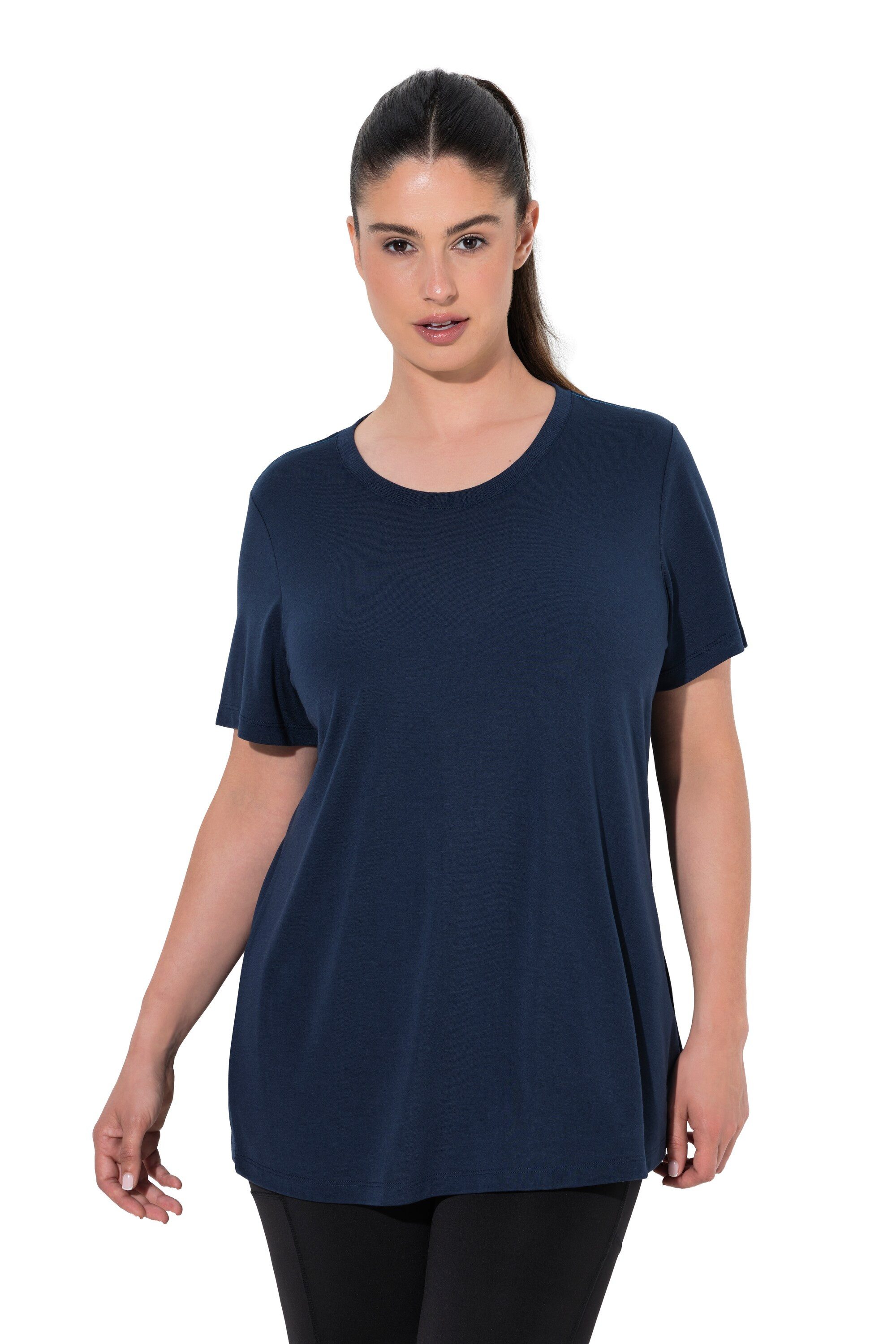 Ulla Popken T-Shirt Shirts 2er-Pack Rundhals Halbarm