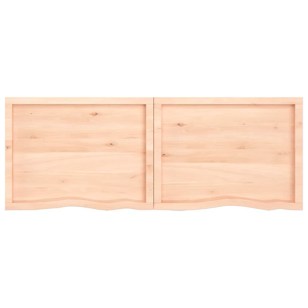 Eiche cm furnicato Unbehandelt Tischplatte 160x60x(2-4) Massivholz