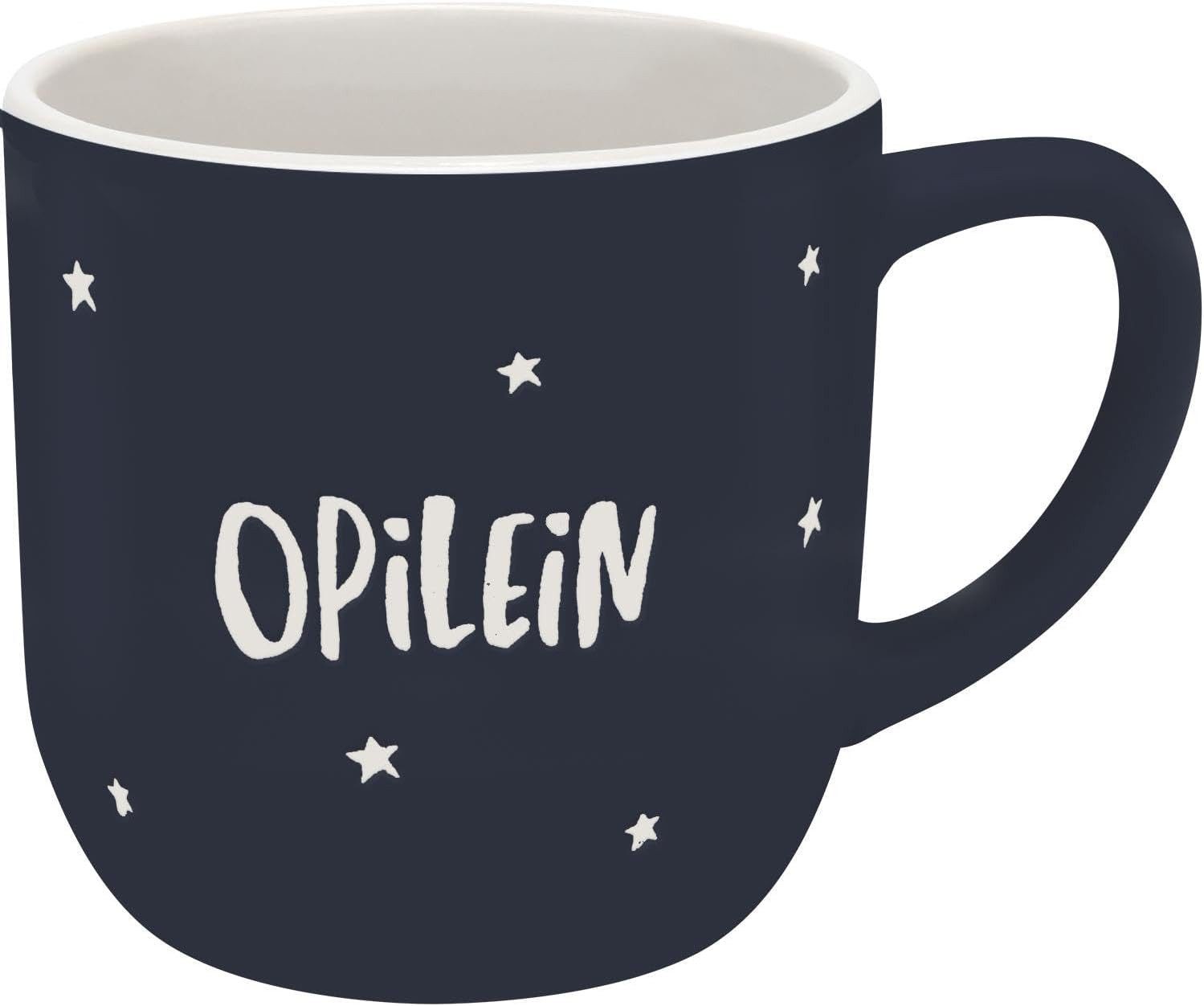 Sheepworld Tasse Sheepworld Tasse mit Gravur "Opilein" Tasse, Kaffeetasse, Teetasse, 1-tlg., Steingut, mikrowellengeeignet, spülmaschinengeeignet