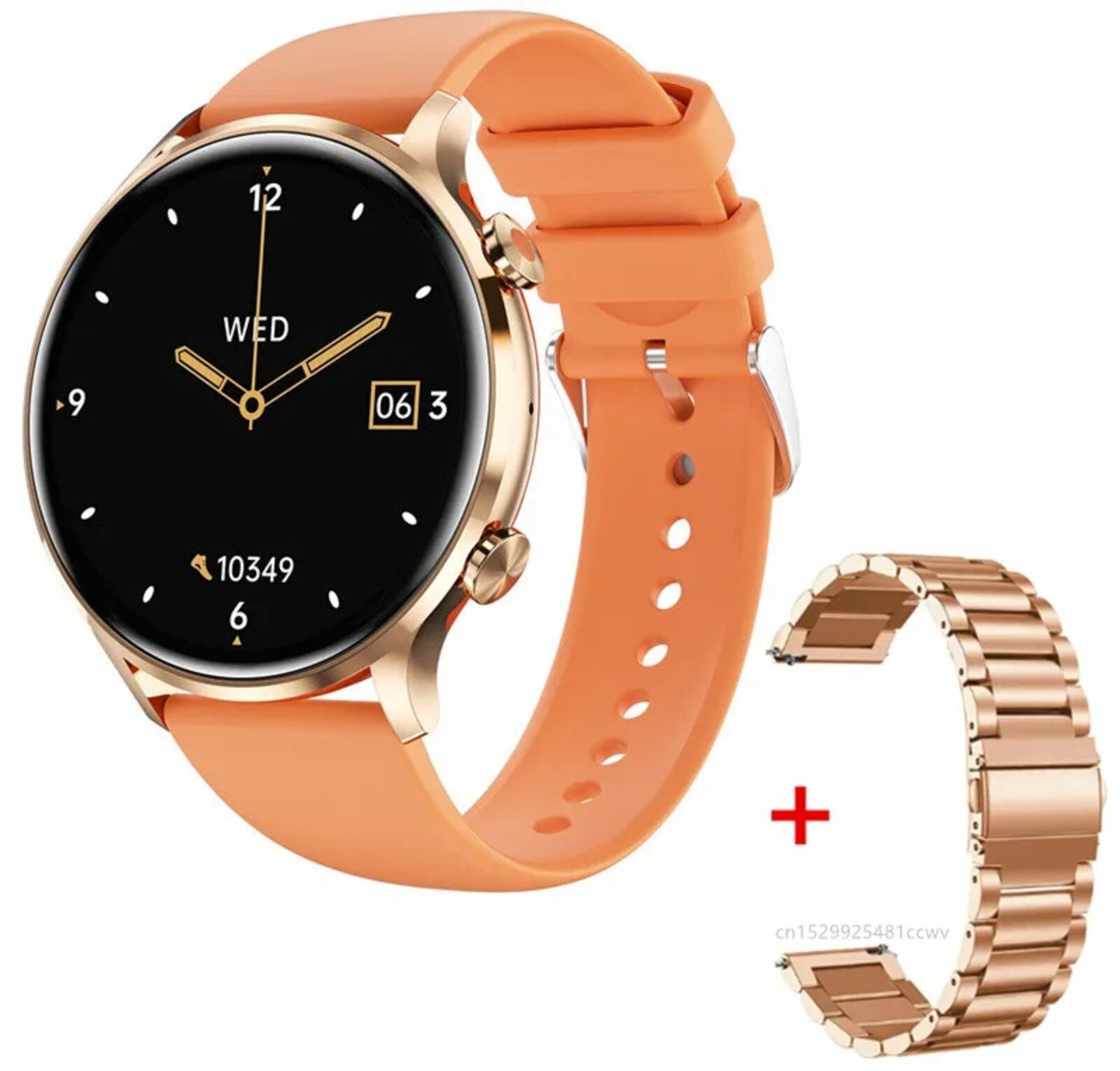 Nagham Ghazal Aswad Smartwatch Frauen Smart Uhr Herren Bluetooth Anruf Sport Tracker Smartwatch
