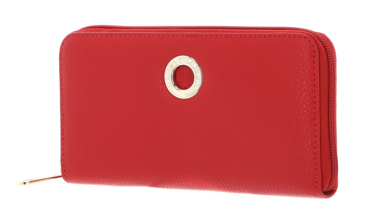 Mandarina Duck Geldbörse Zip Around Wallet, aus echtem Leder