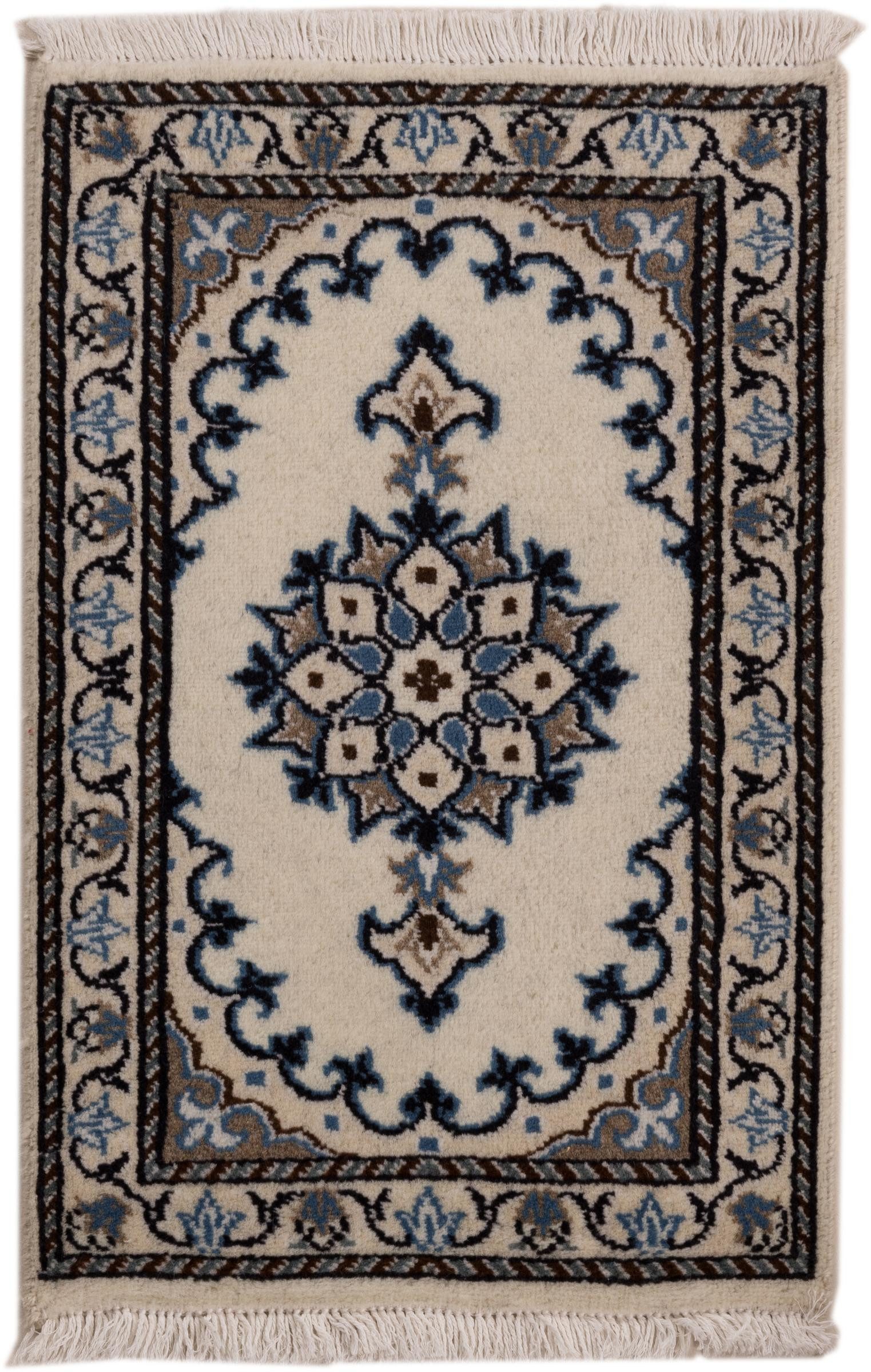 Nain Trading Orientteppich Nain 41x59 Handgeknüpfter Orientteppich / Perserteppich, rechteckig, Höhe: 12 mm