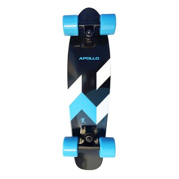 Apollo Miniskateboard Fancyboard Classic Blue 22", kompakt mit hochwertiger Verarbeitung