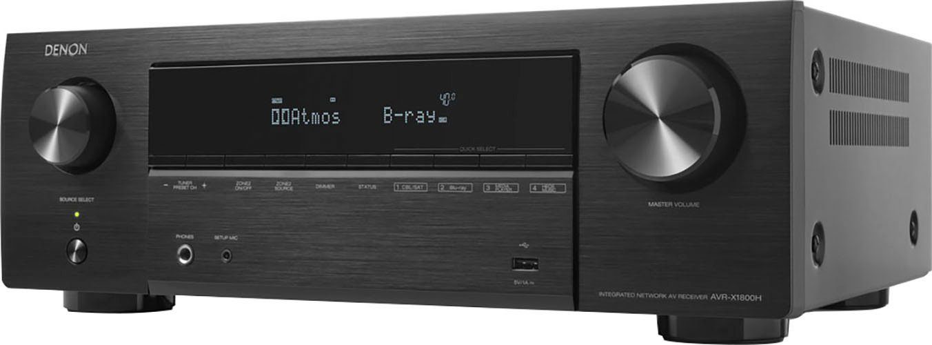 Denon AVR-X1800H DAB AV-Receiver 7.2 (Bluetooth, LAN (Ethernet), WLAN)